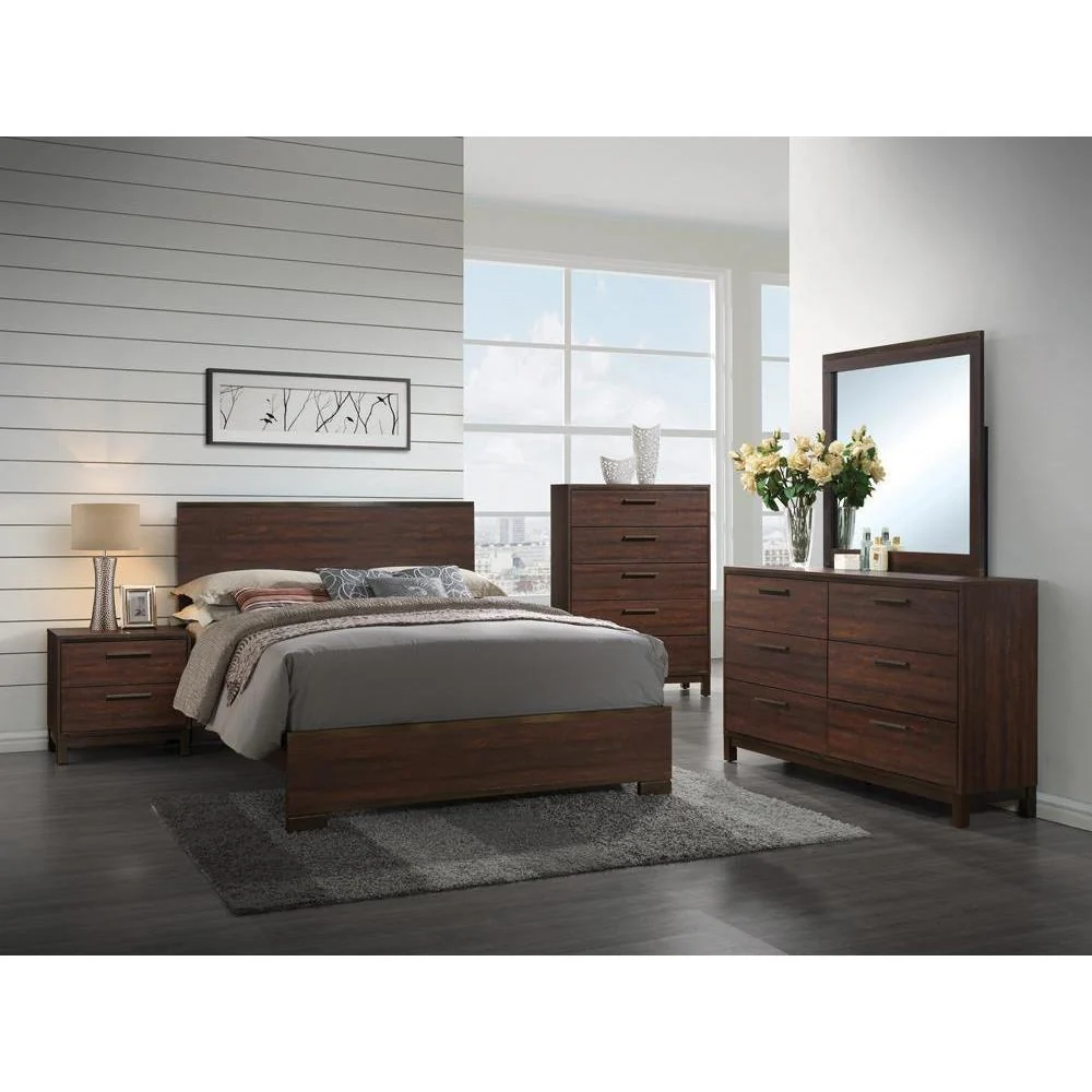Edmonton - Eastern King Bed - Brown - Image 2