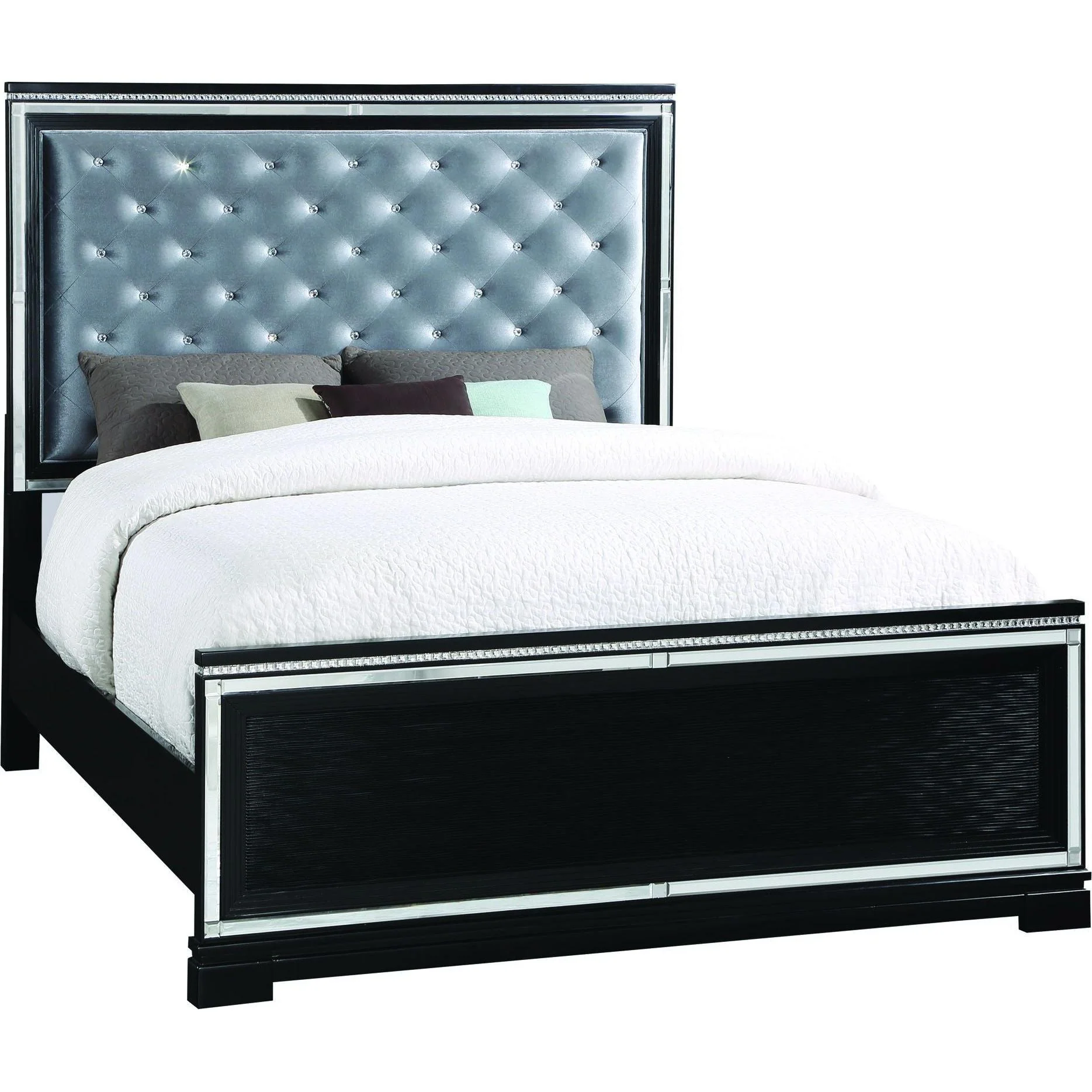 Eleanor - King Upholstered Bed - Black