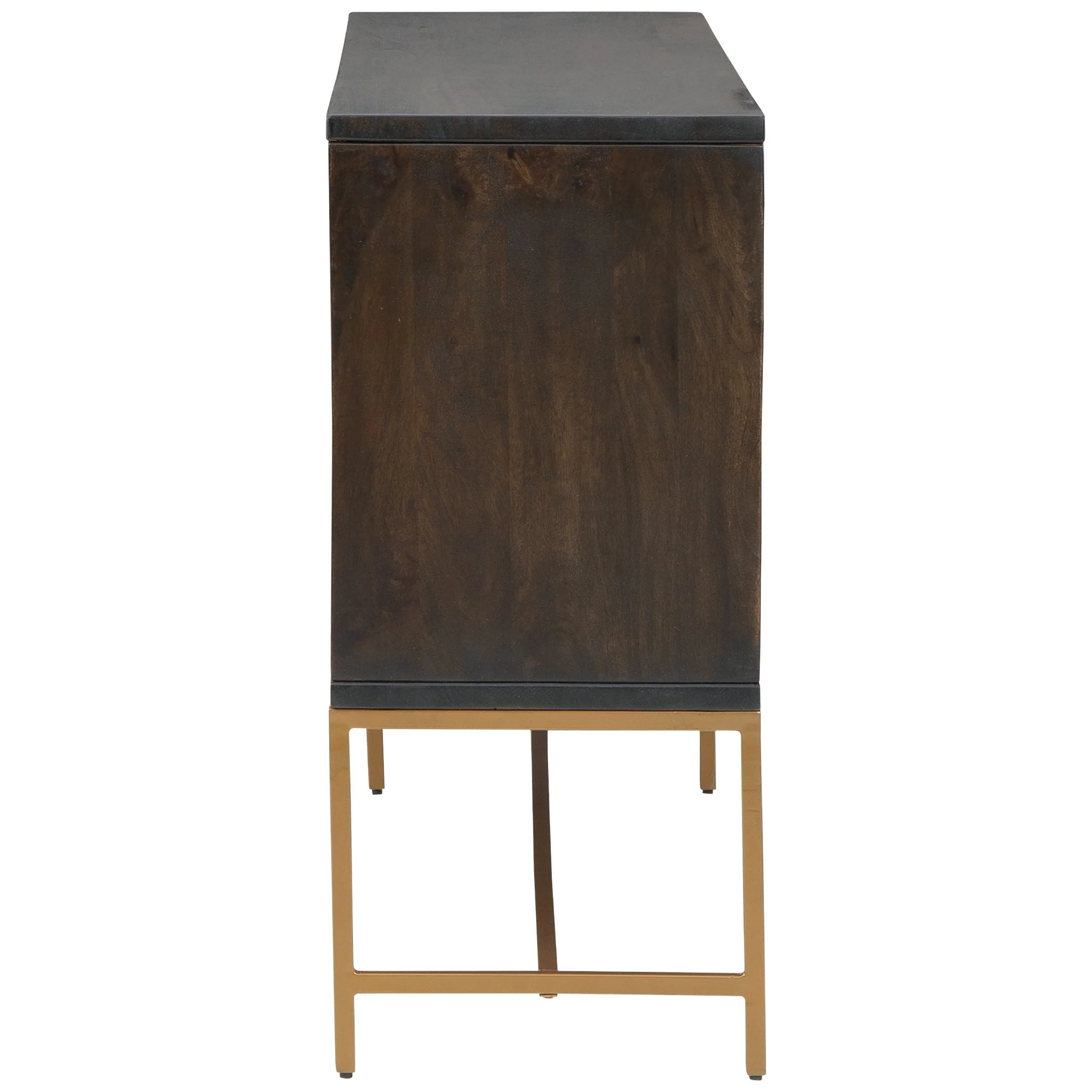 Elinmore - Brown/gold Finish - Accent Cabinet - Image 4