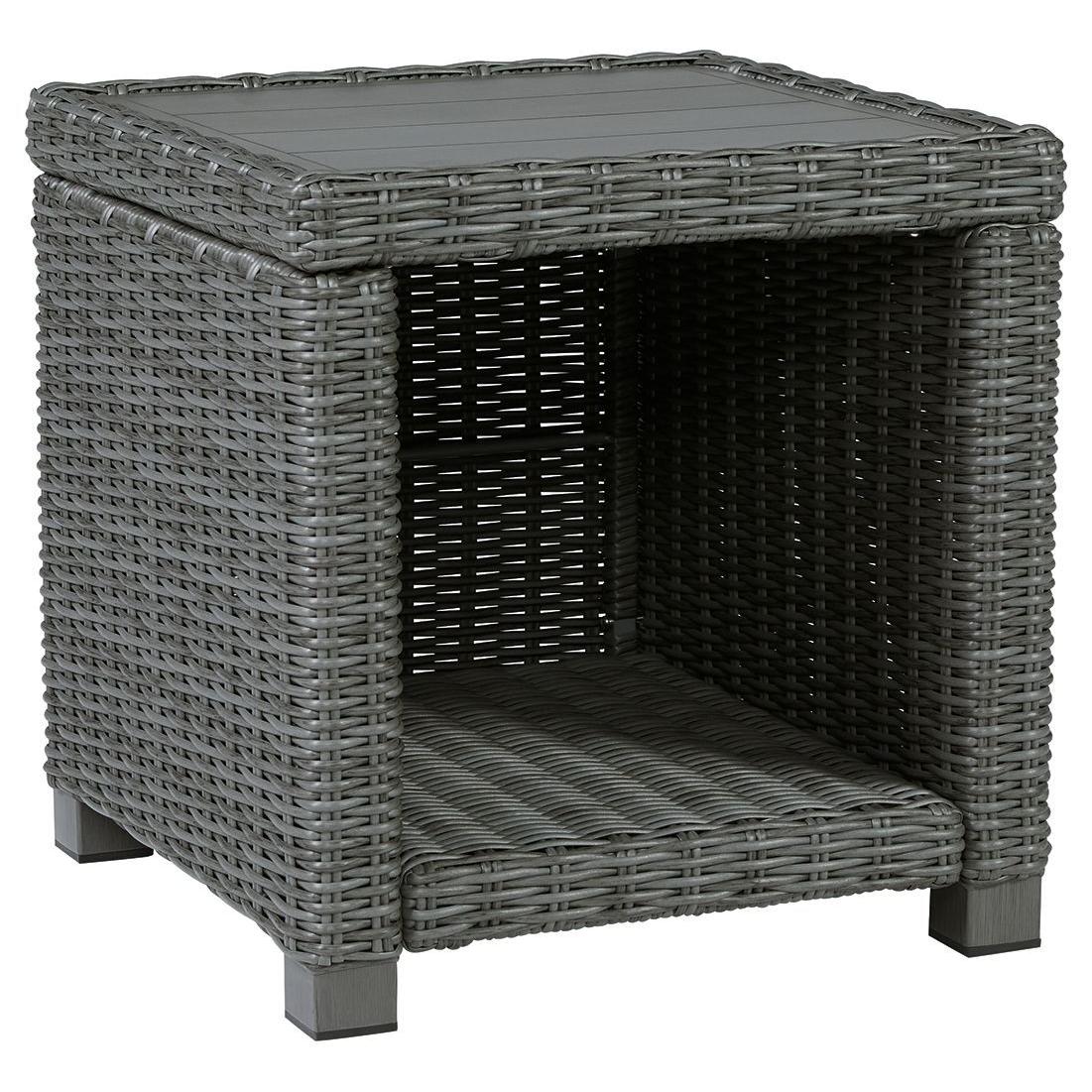 Elite Park - Gray - Square End Table