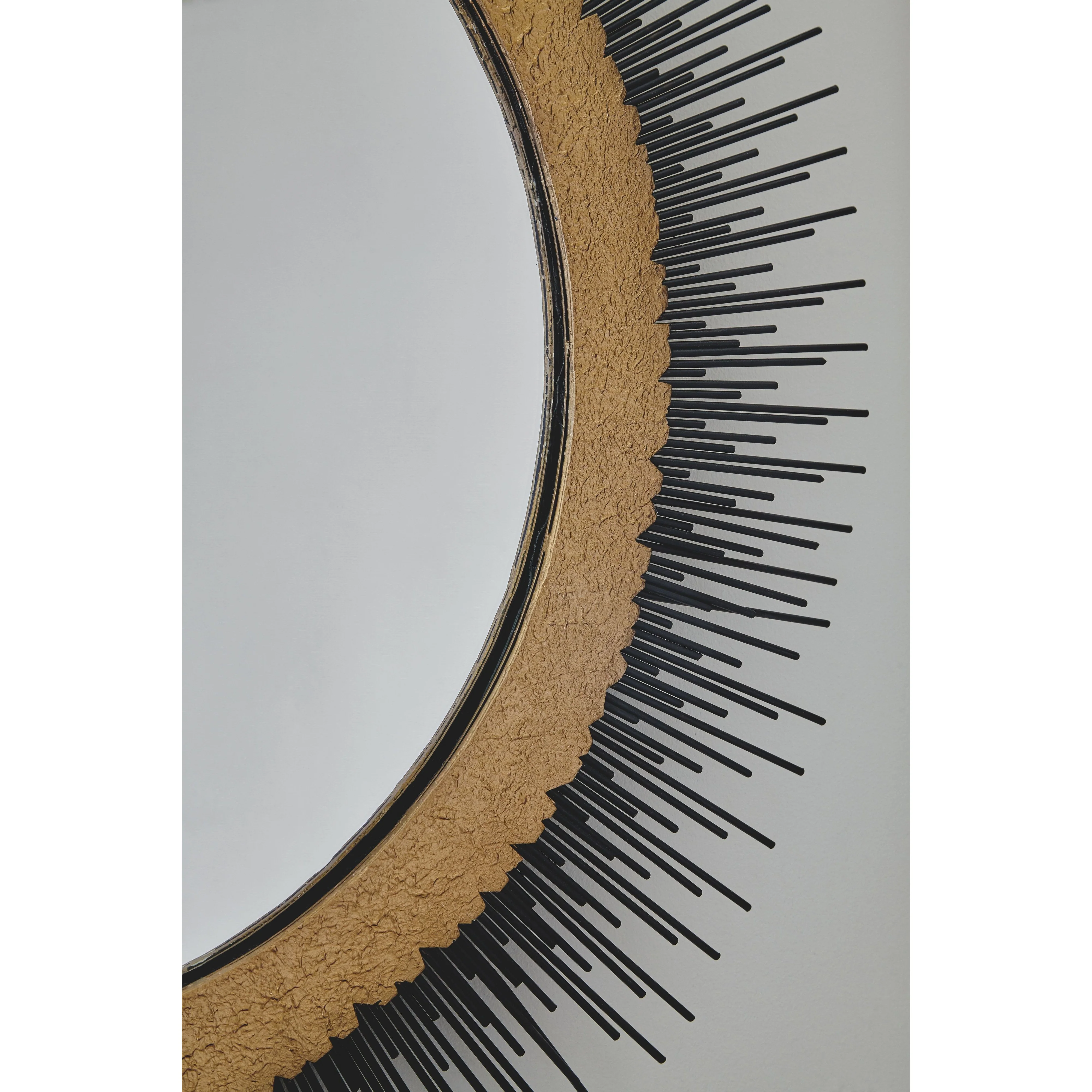 Elodie - Black/gold Finish - Accent Mirror - Image 4