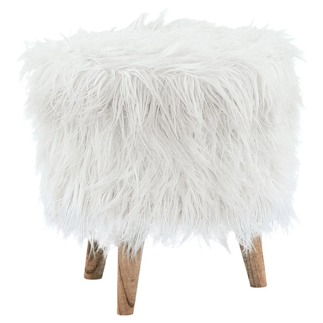 Elson - White - Storage Ottoman