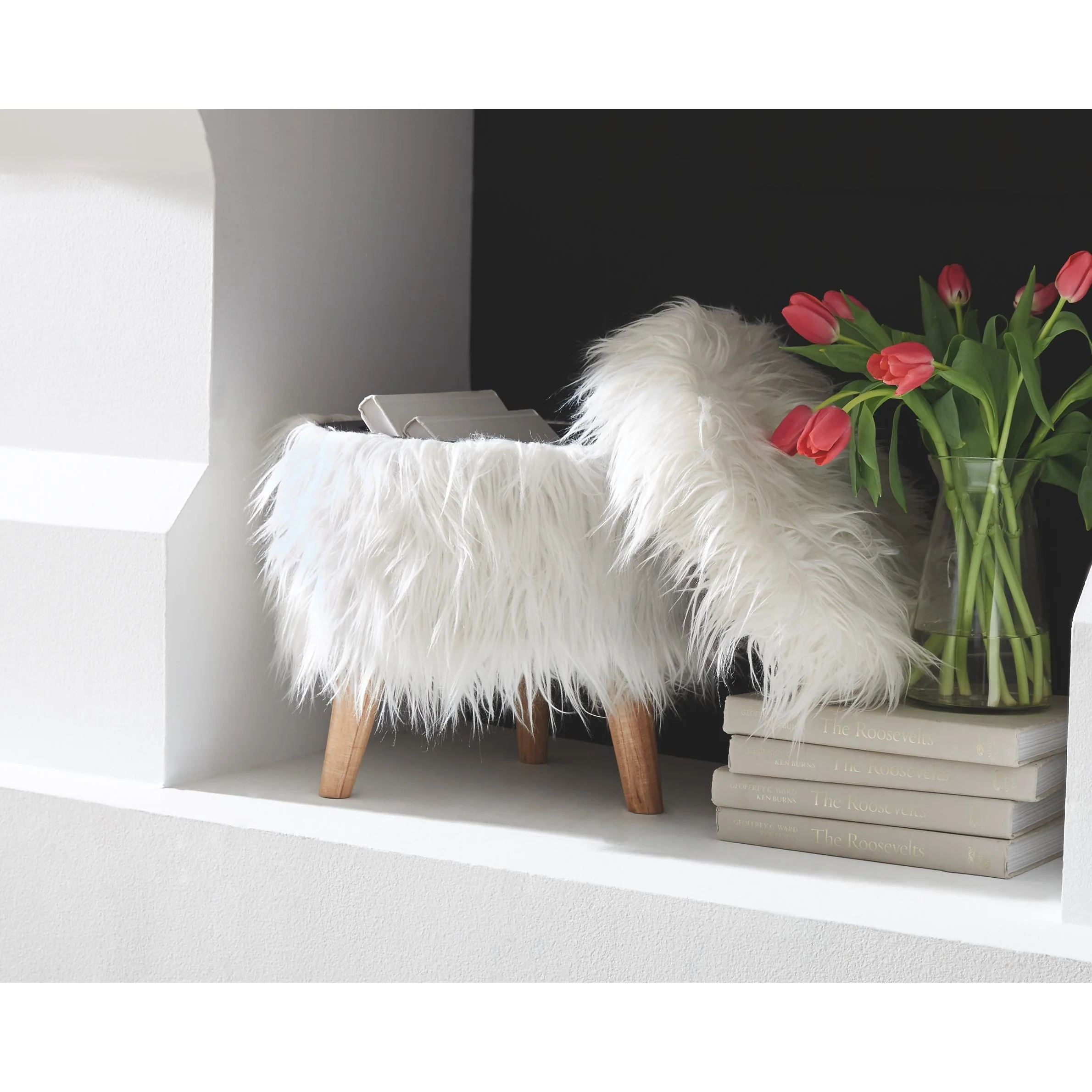 Elson - White - Storage Ottoman - Image 4