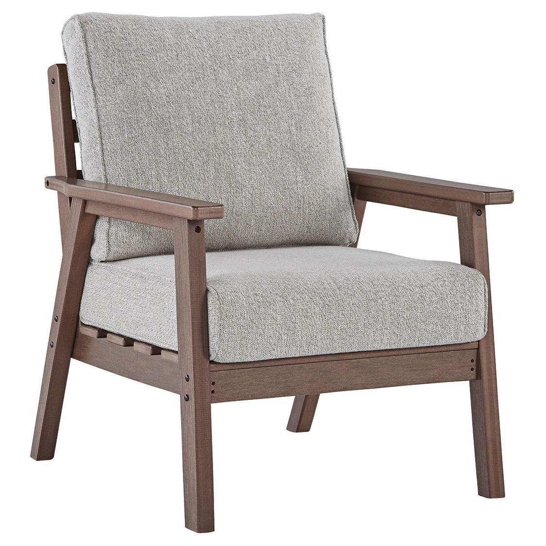Emmeline - Brown/beige - Lounge Chair W/cushion (2/cn) - Image 10