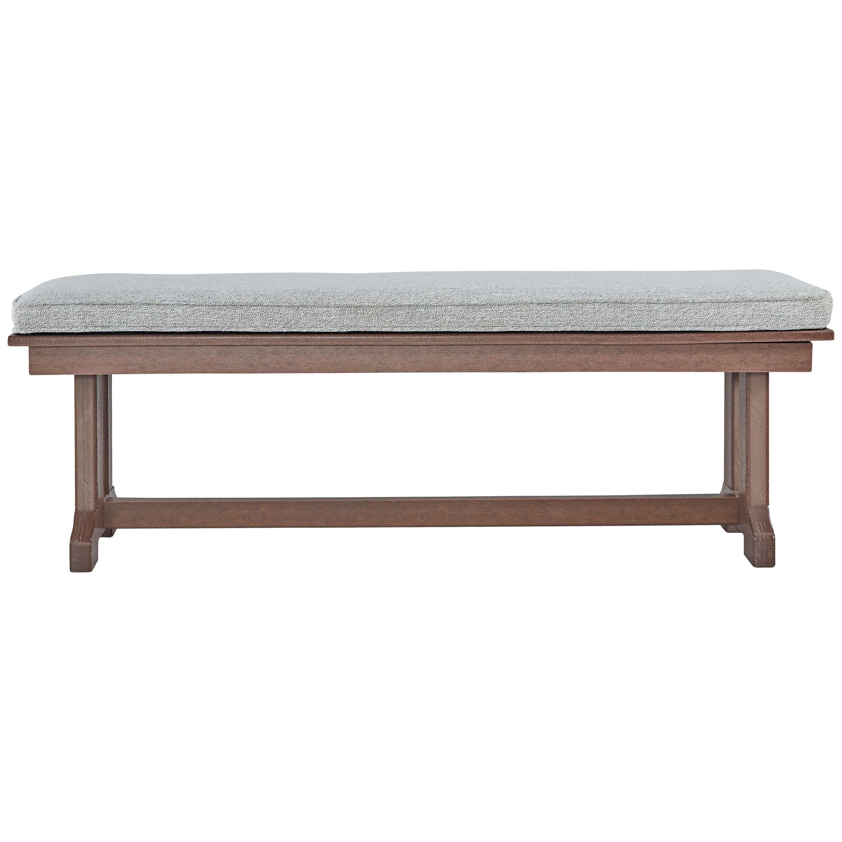 Emmeline - Brown - Bench With Cushion - Image 3