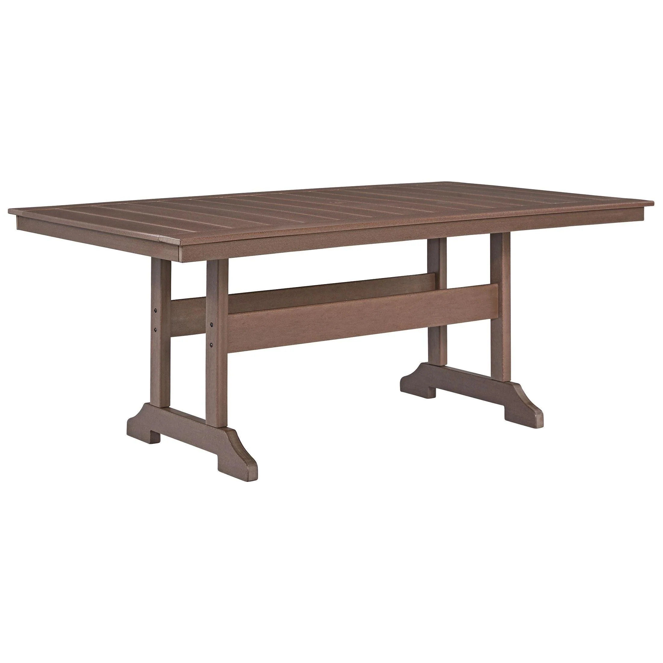 Emmeline - Brown - Rect Dining Table W/umb Opt - Image 5