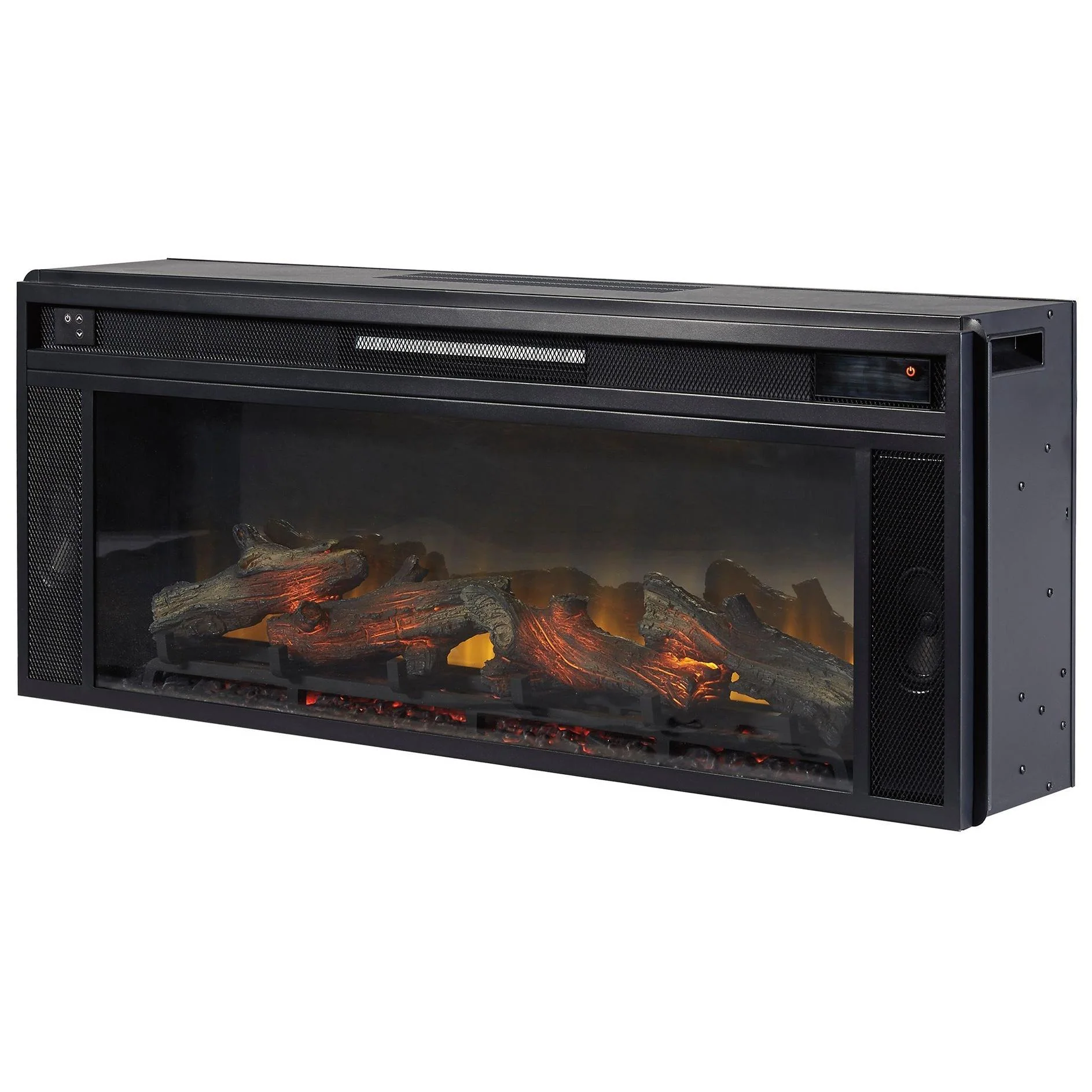 Entertainment - Black - Fireplace Insert - Rectangular - Image 3
