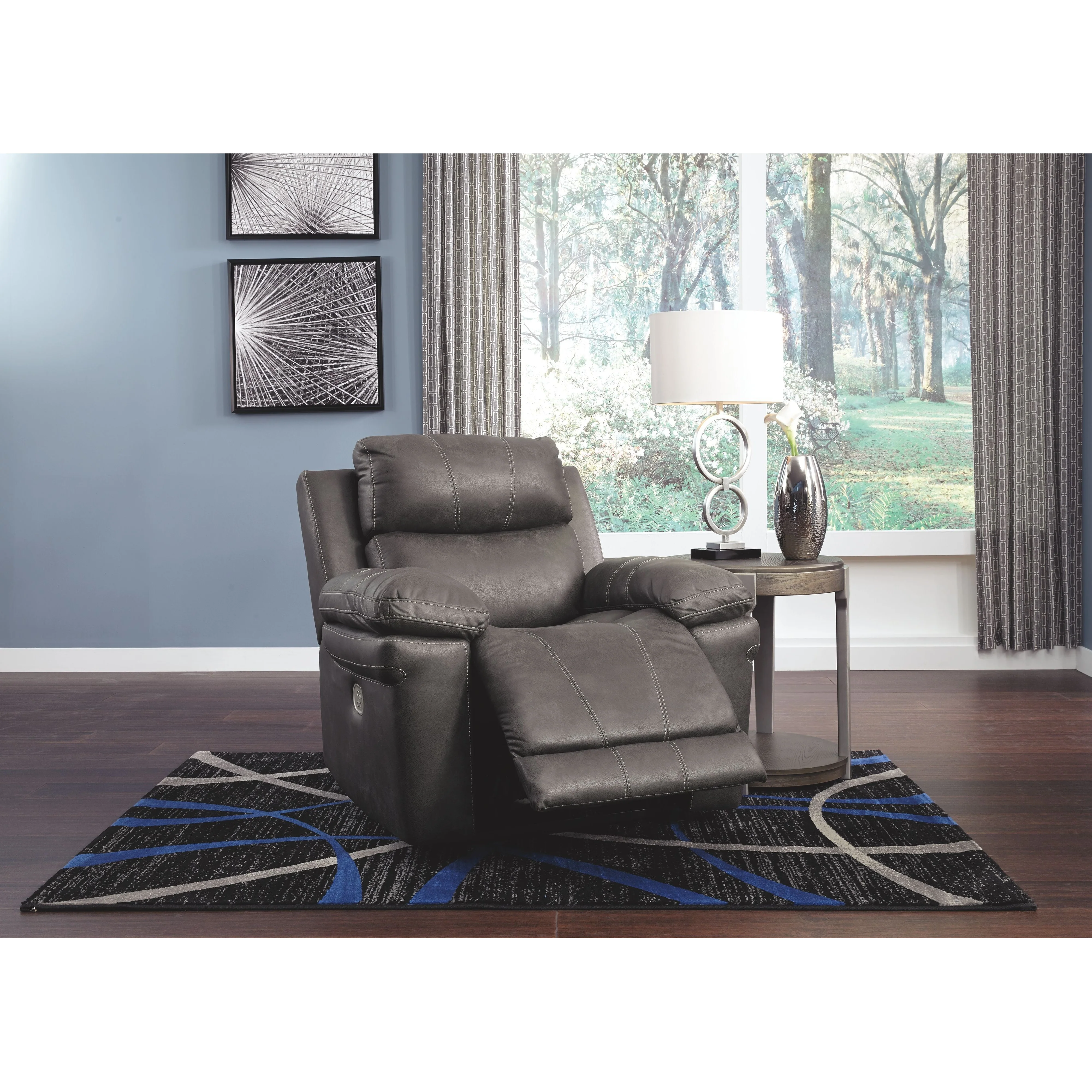 Erlangen - Midnight - Pwr Recliner/adj Headrest - Image 10