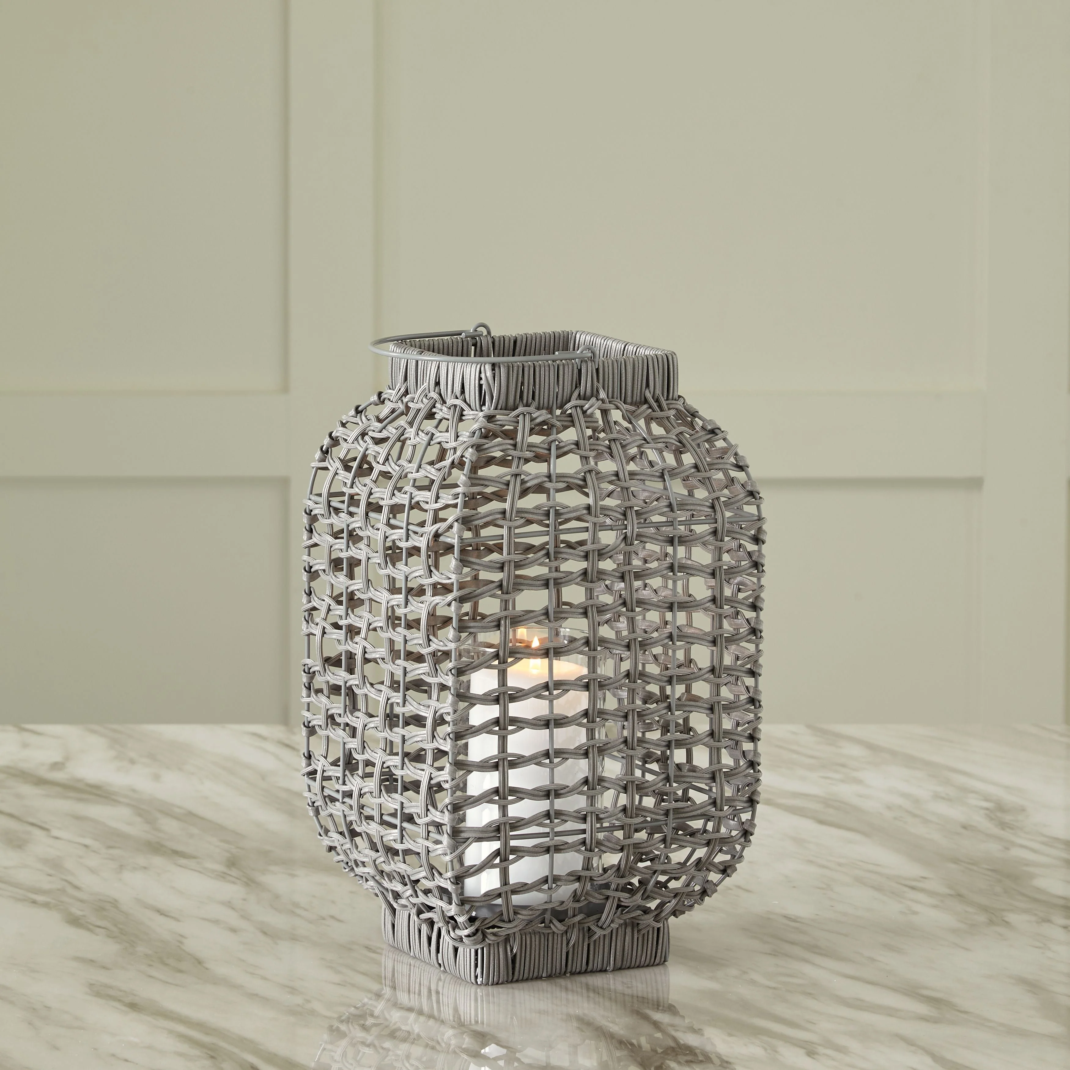 Evonne - Antique Gray - Lantern - Small - Image 7