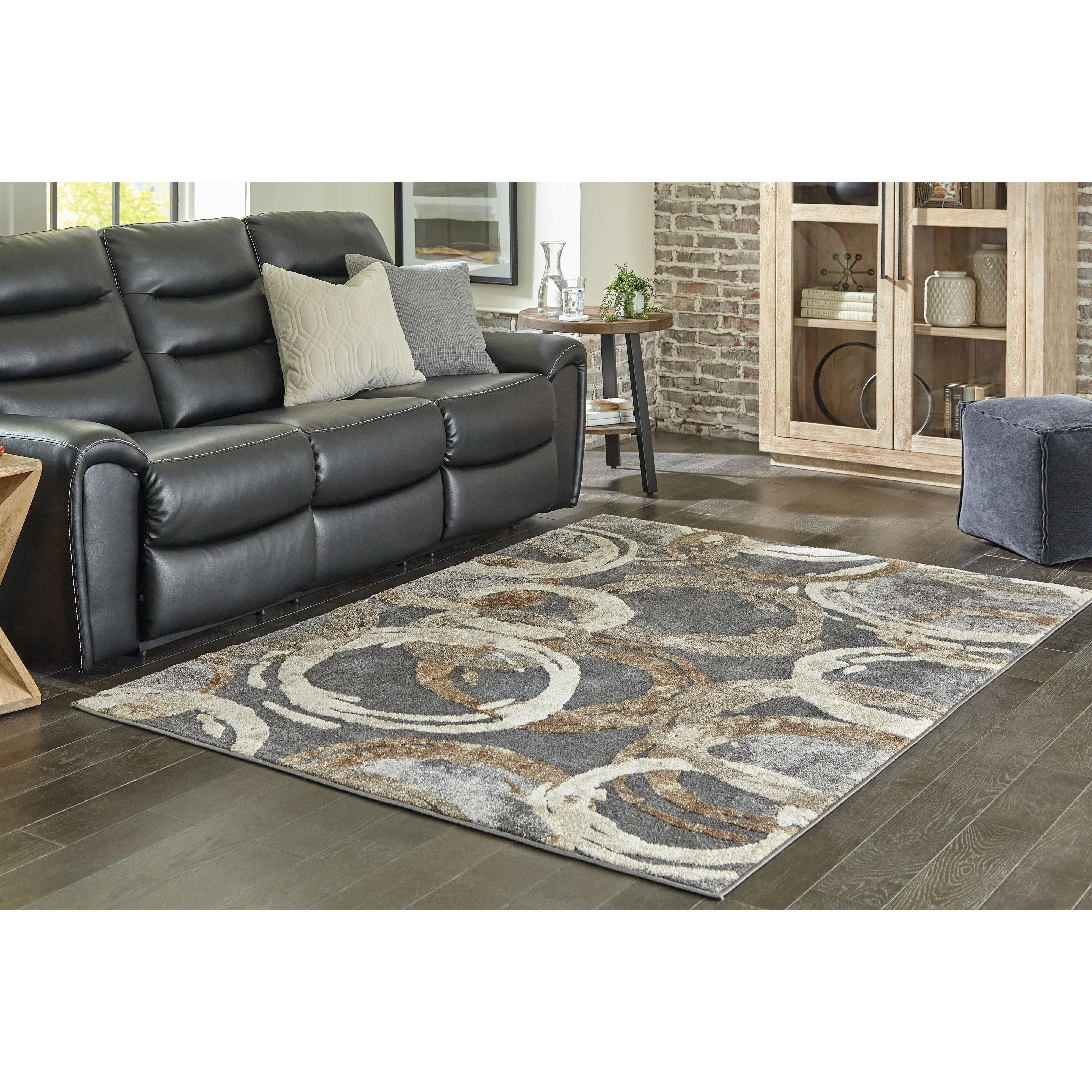 Faelyn - Gray/brown/beige - Large Rug - Image 2