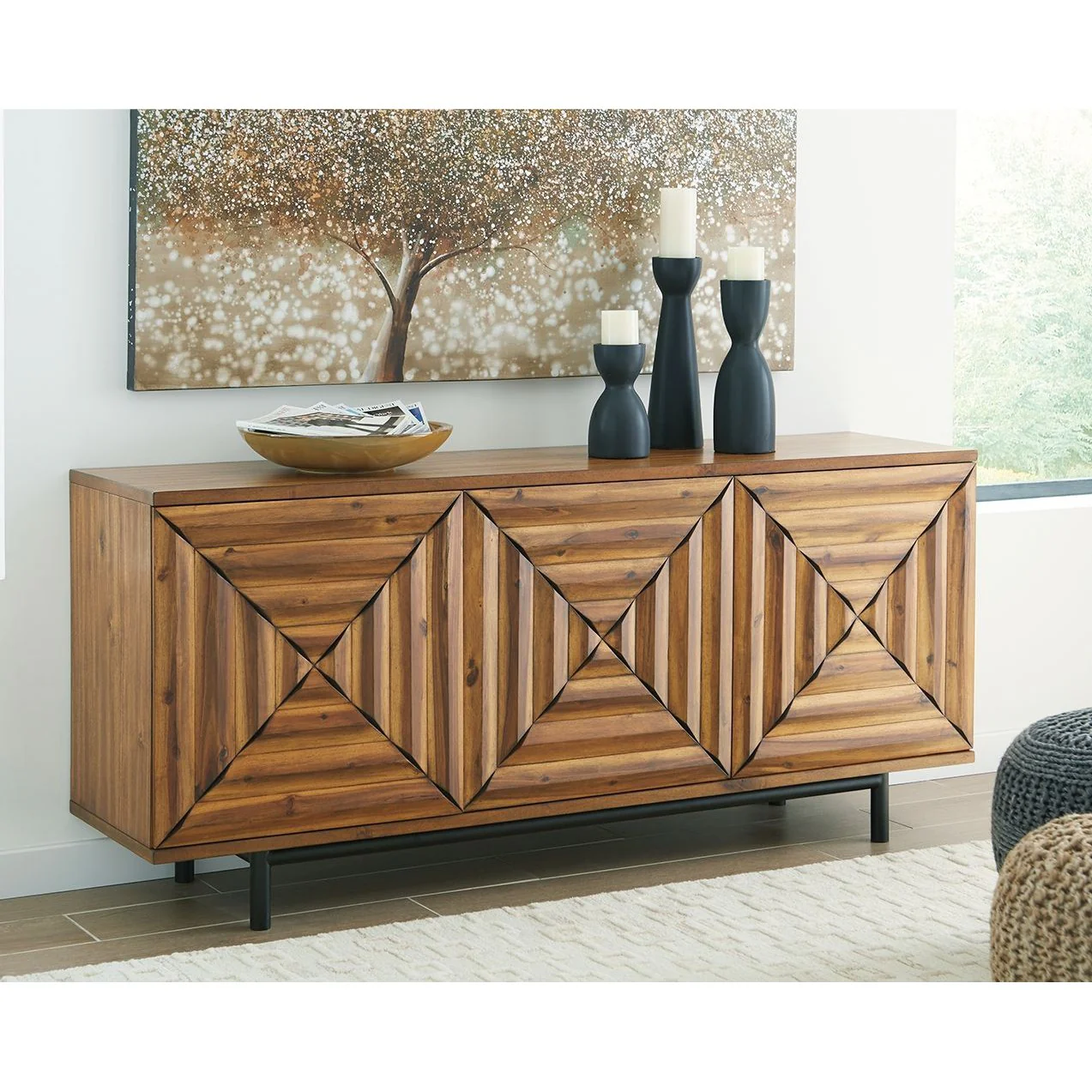 Fair - Warm Brown - Accent Cabinet - Image 8