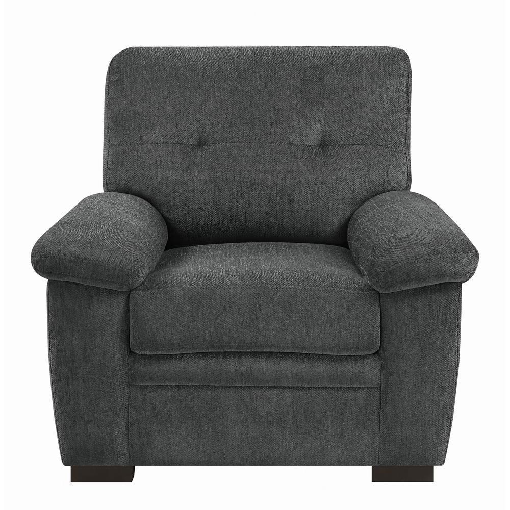 Fairbairn - Upholstered Chair - Charcoal - Image 3