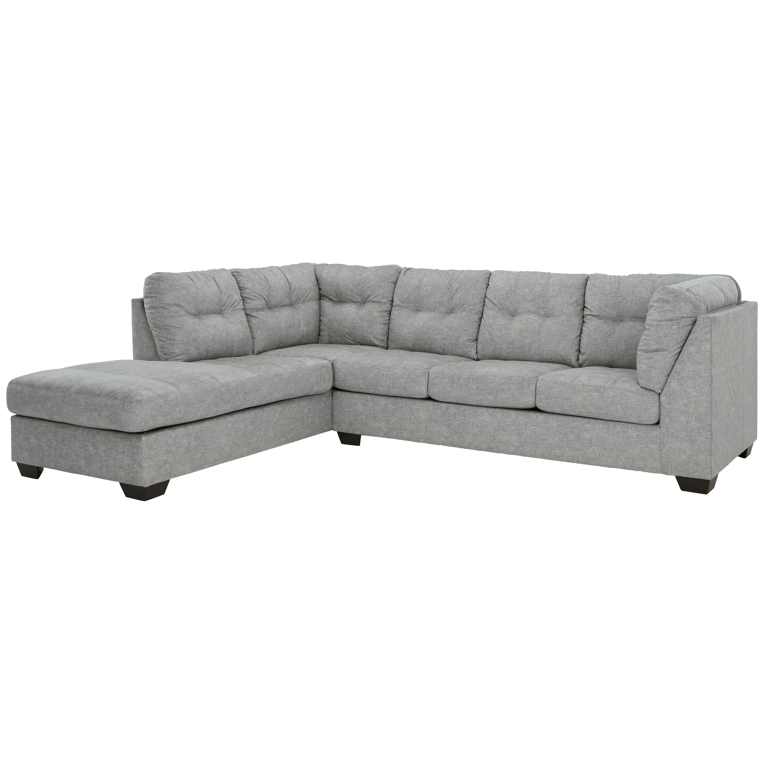 Falkirk Left Arm Facing Corner Chaise Sectional in Steel - Image 2