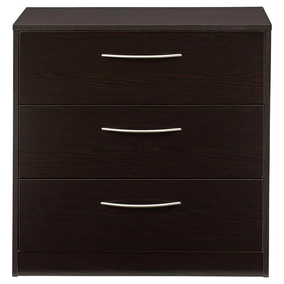 Finch - Black - Three Drawer Chest - Image 4