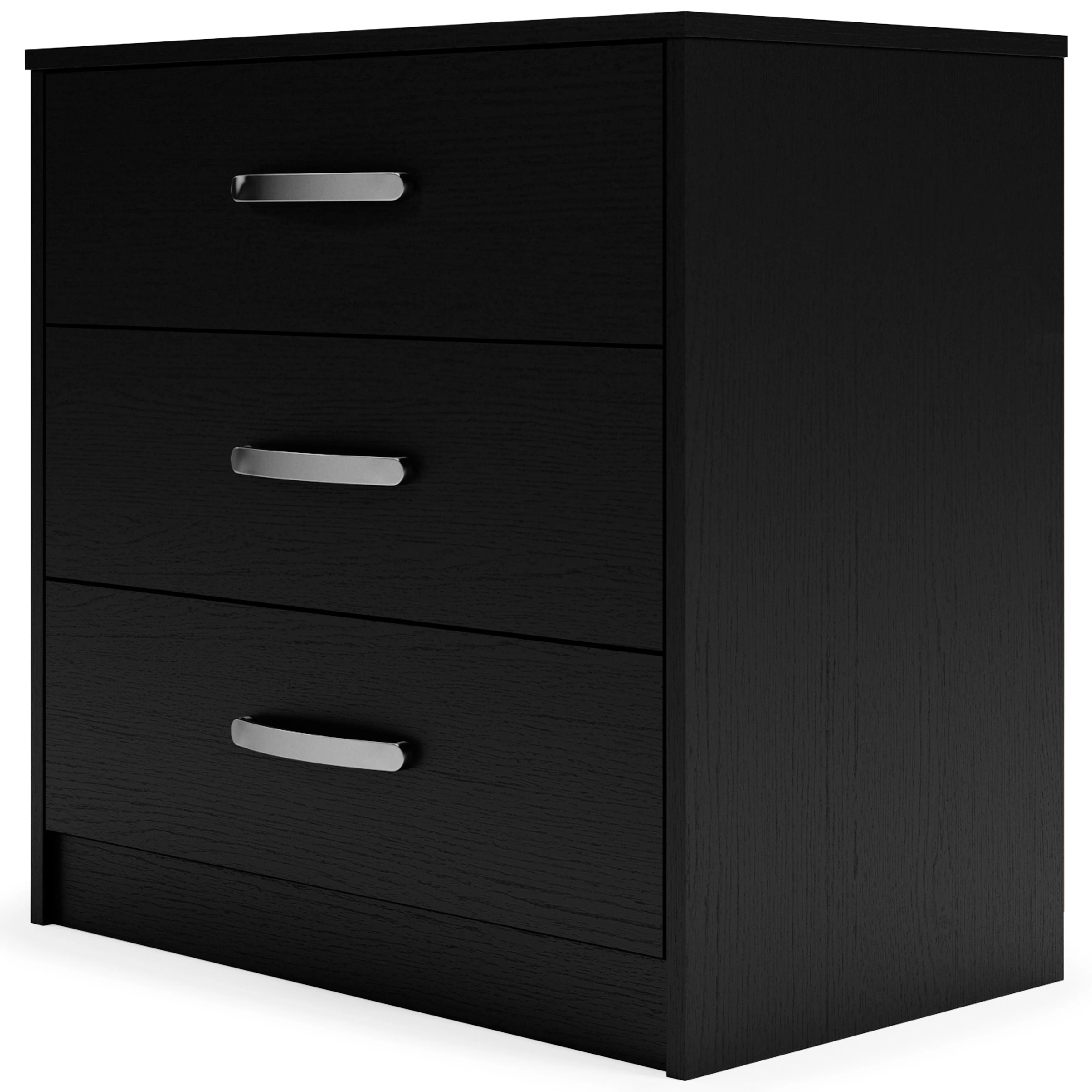Finch - Black - Three Drawer Chest - Image 5
