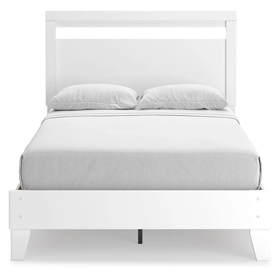Flannia - White - Full Panel Platform Bed - Image 11