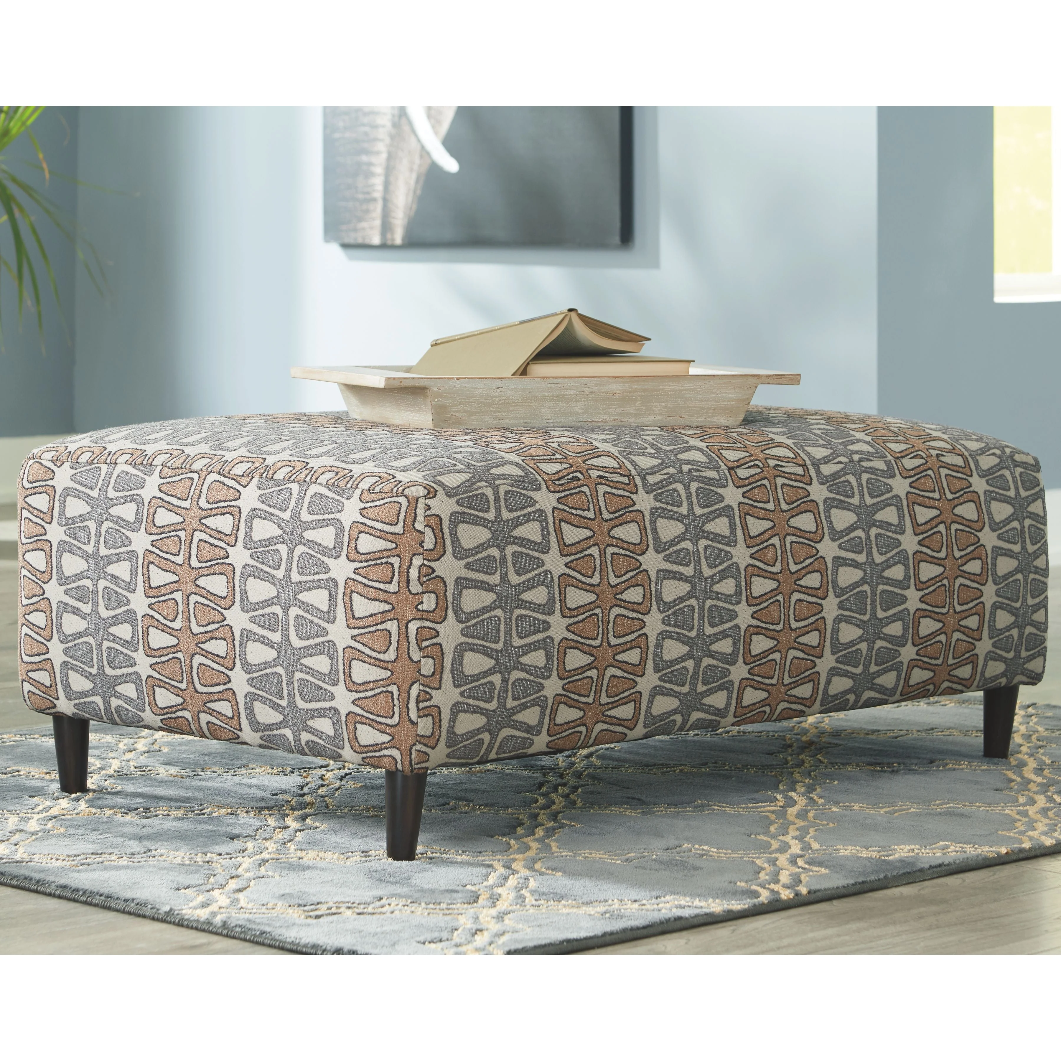 Flintshire - Auburn - Oversized Accent Ottoman - Image 2