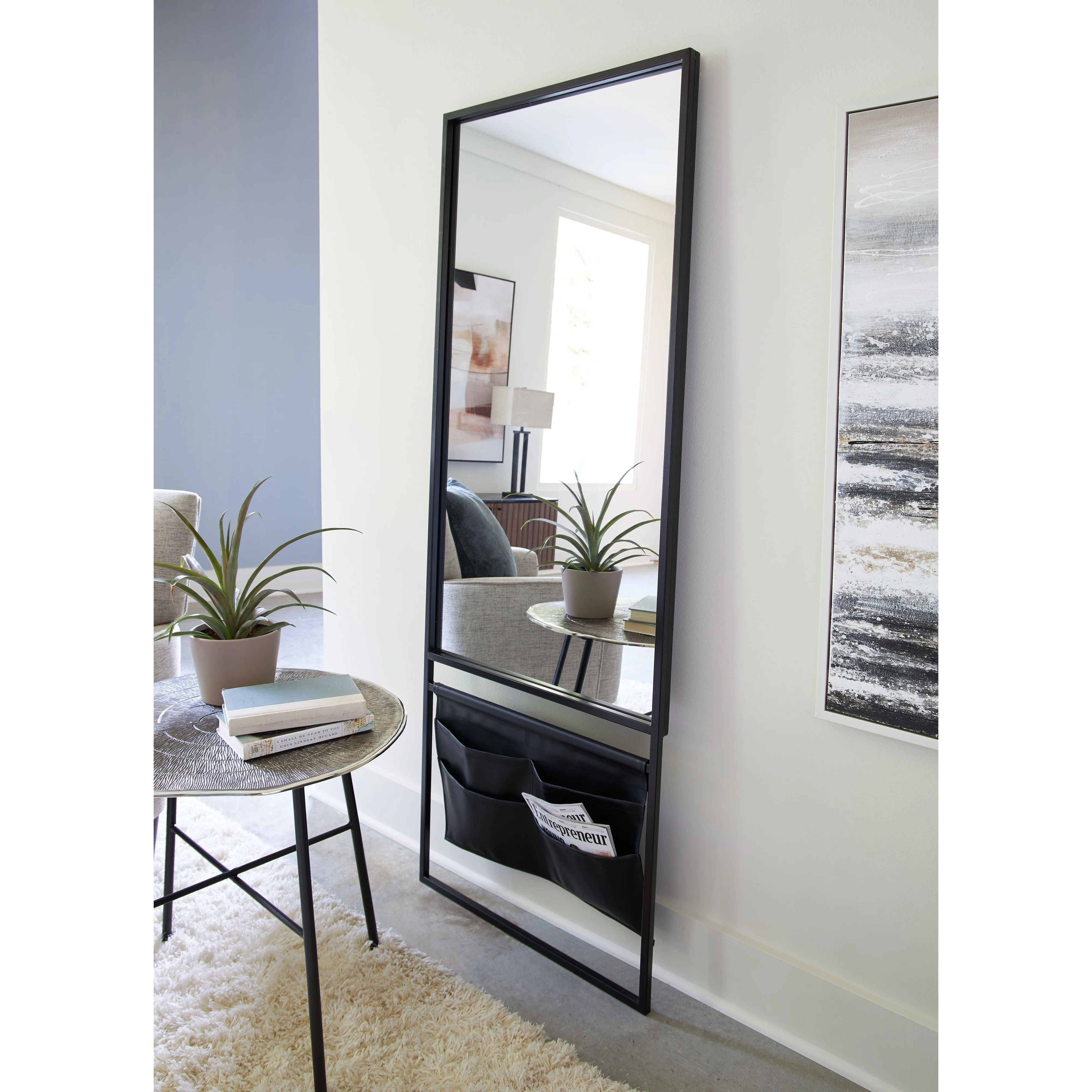 Floxville - Black - Floor Mirror - Image 7
