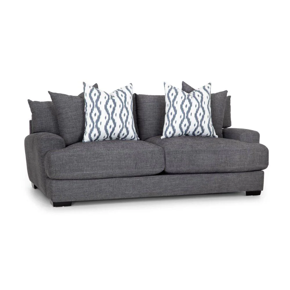 Franklin Journey Loveseat in Merriville Graphite - Image 2