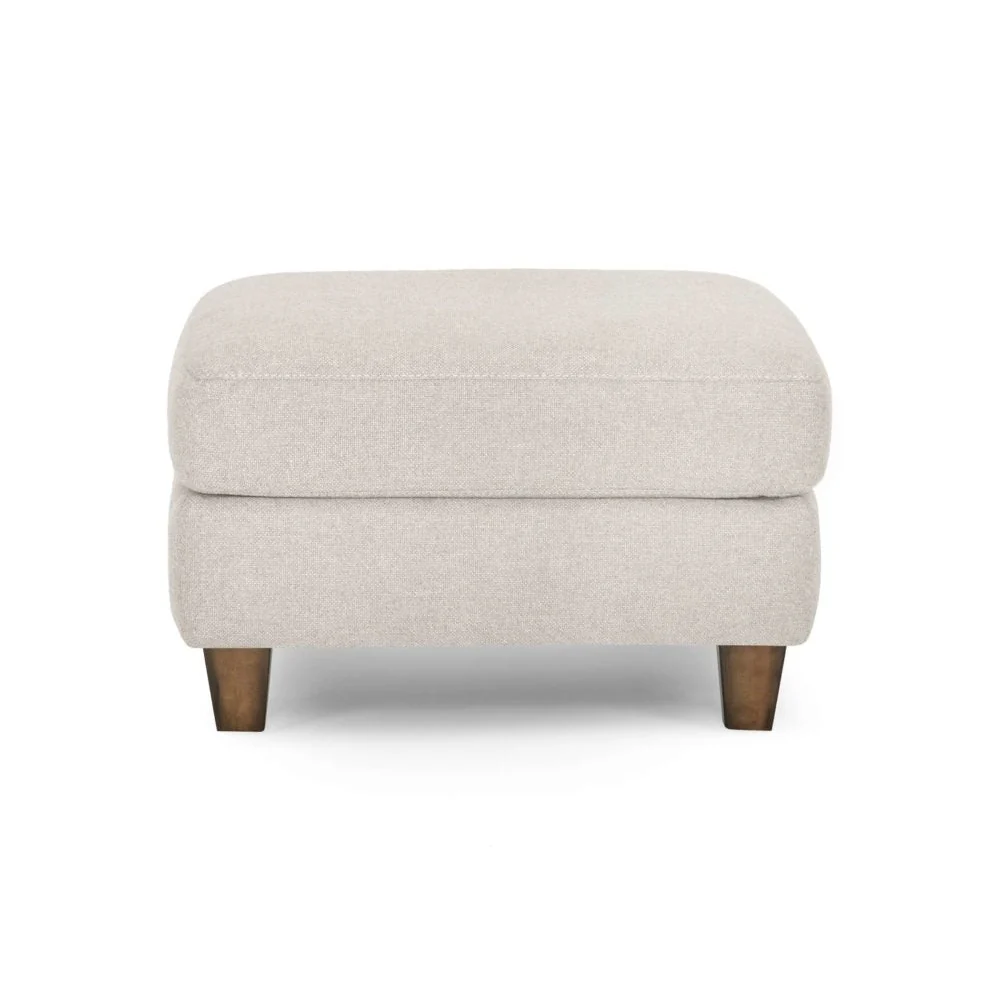 Franklin Kimber Ottoman in Gold Rush Wicker
