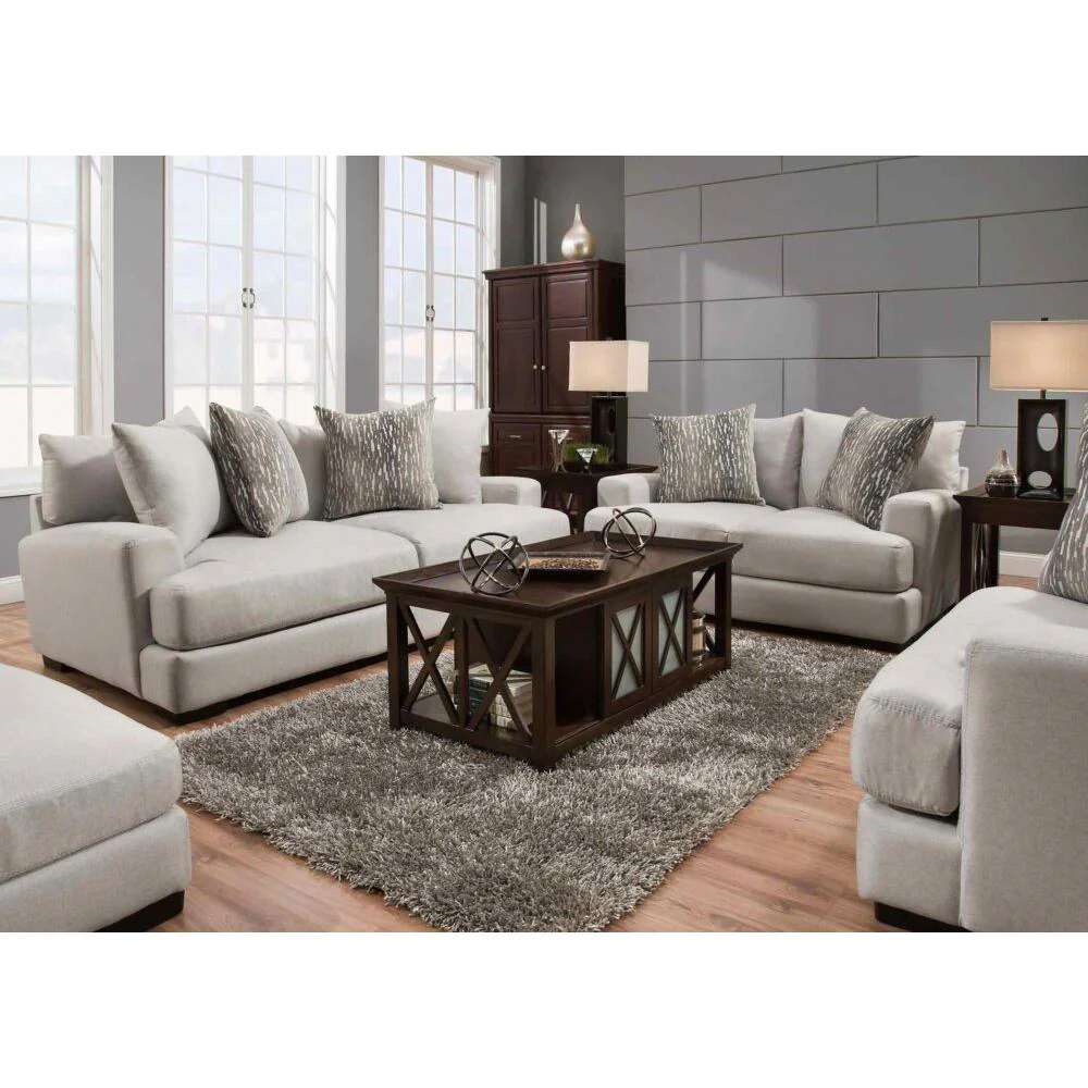 Franklin Oslo Loveseat in Oslo Linen - Image 2