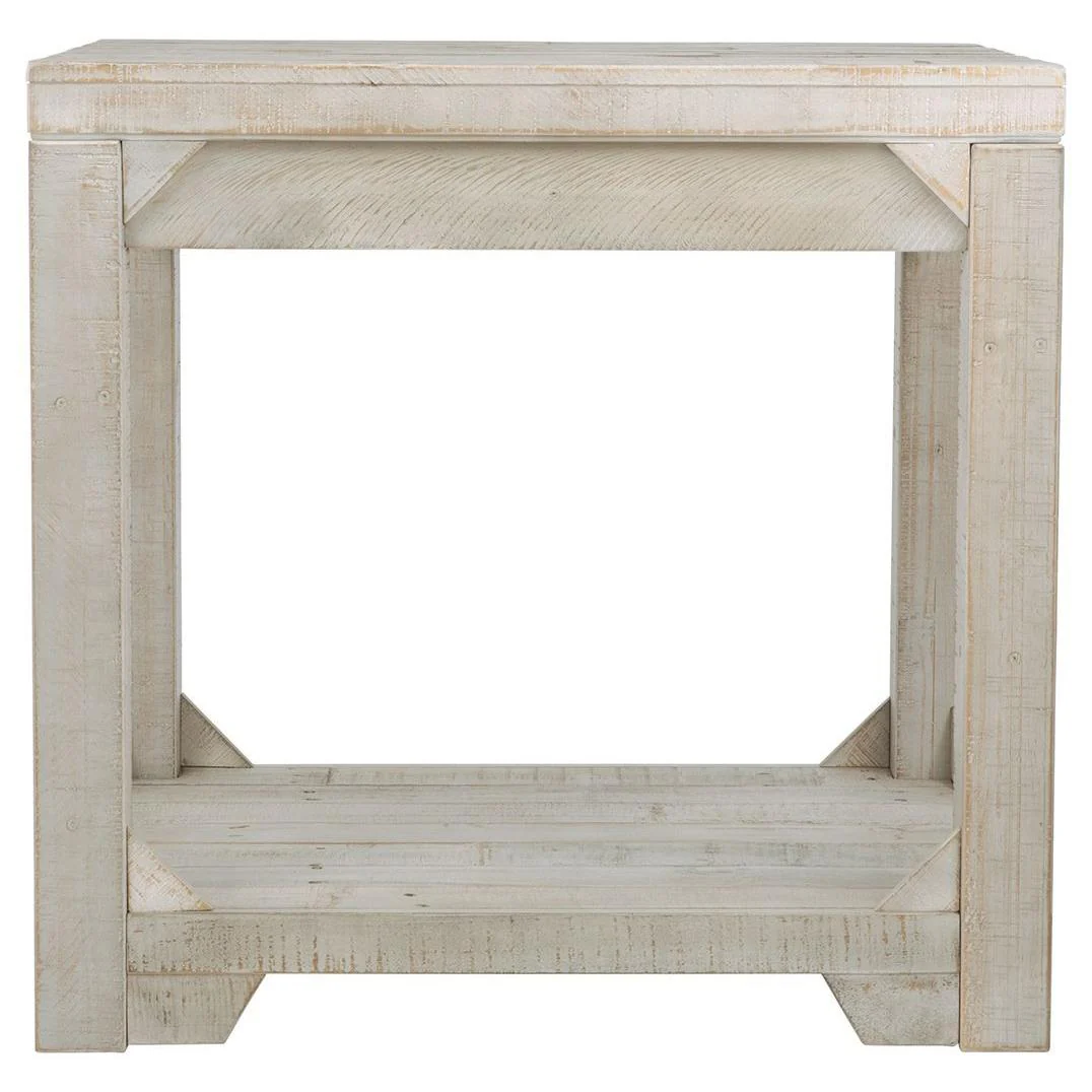 Fregine - Whitewash - Rectangular End Table - Image 3