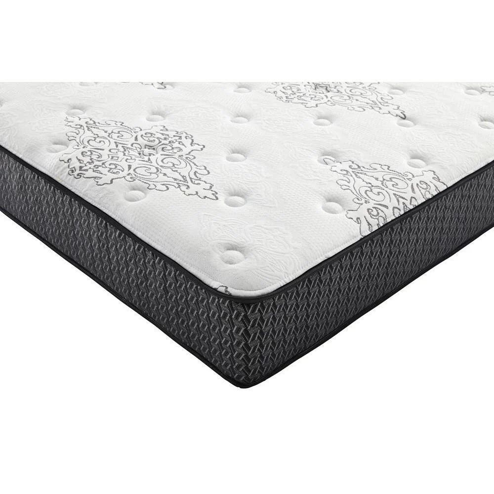 Freya - Plush Mattress - 11.5" Eastern King Mattress - White And Black - Image 2