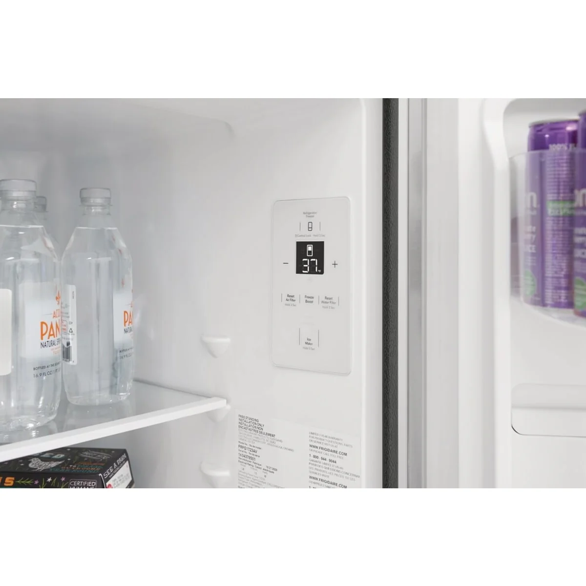 Frigidaire 17.6 Cu. Ft. Counter-Depth French Door Refrigerator - Brushed Steel - Image 5