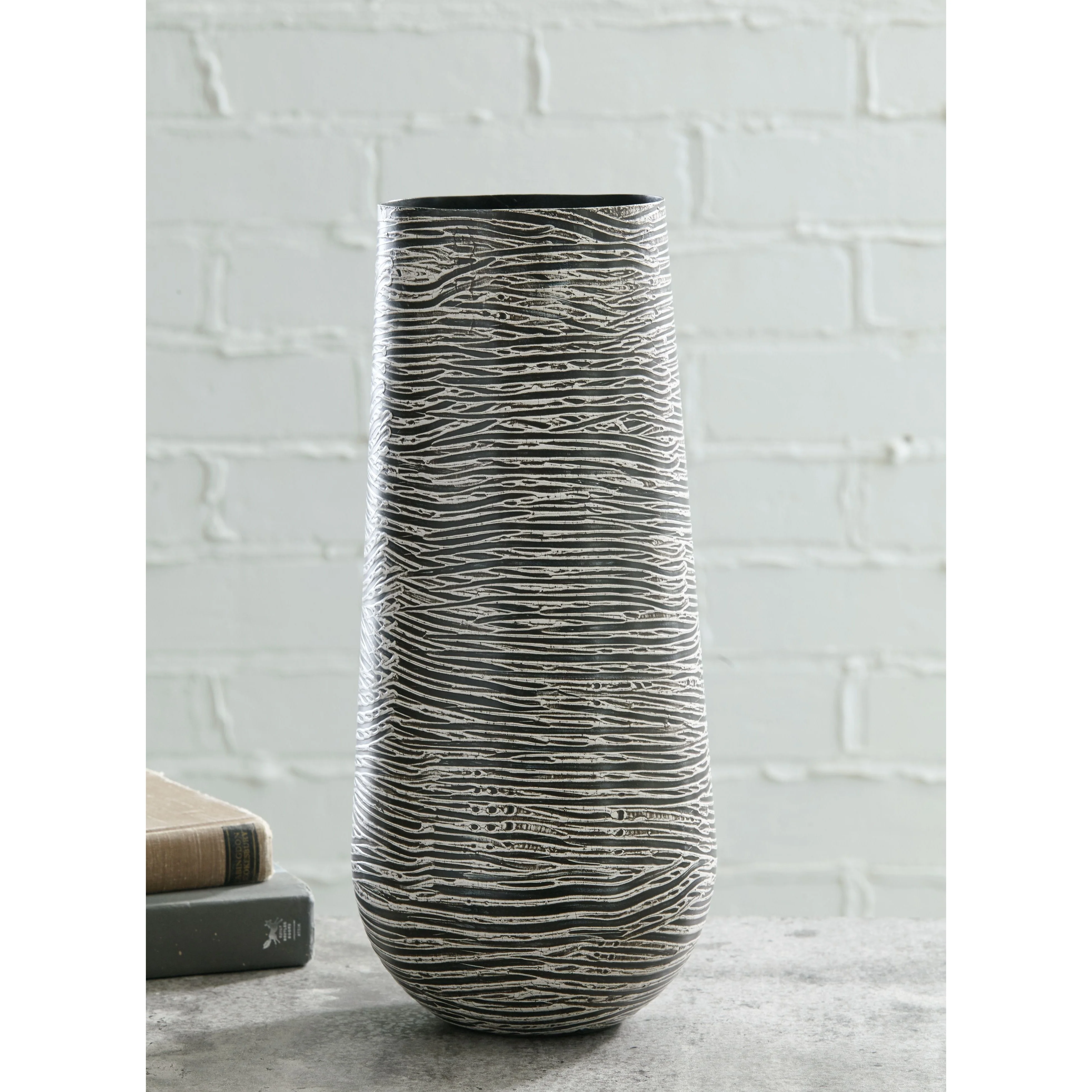 Fynn - Antique Gray - Vase - Image 2