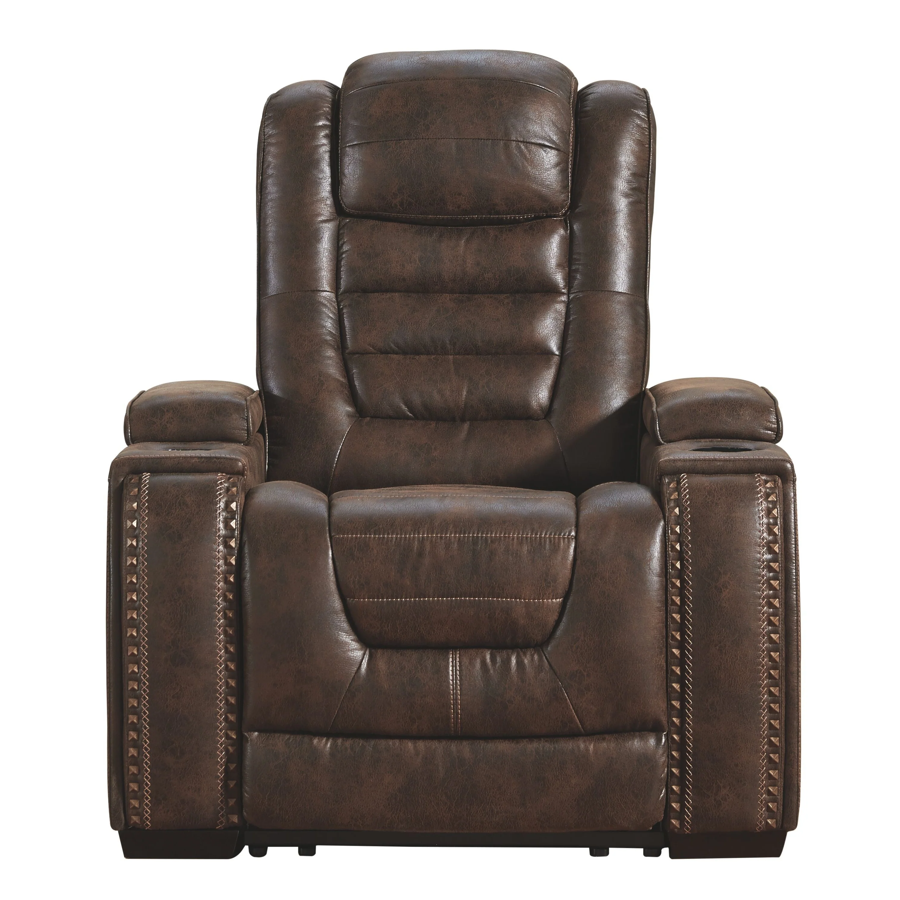 Game - Brown Dark - Pwr Recliner/adj Headrest - Image 3
