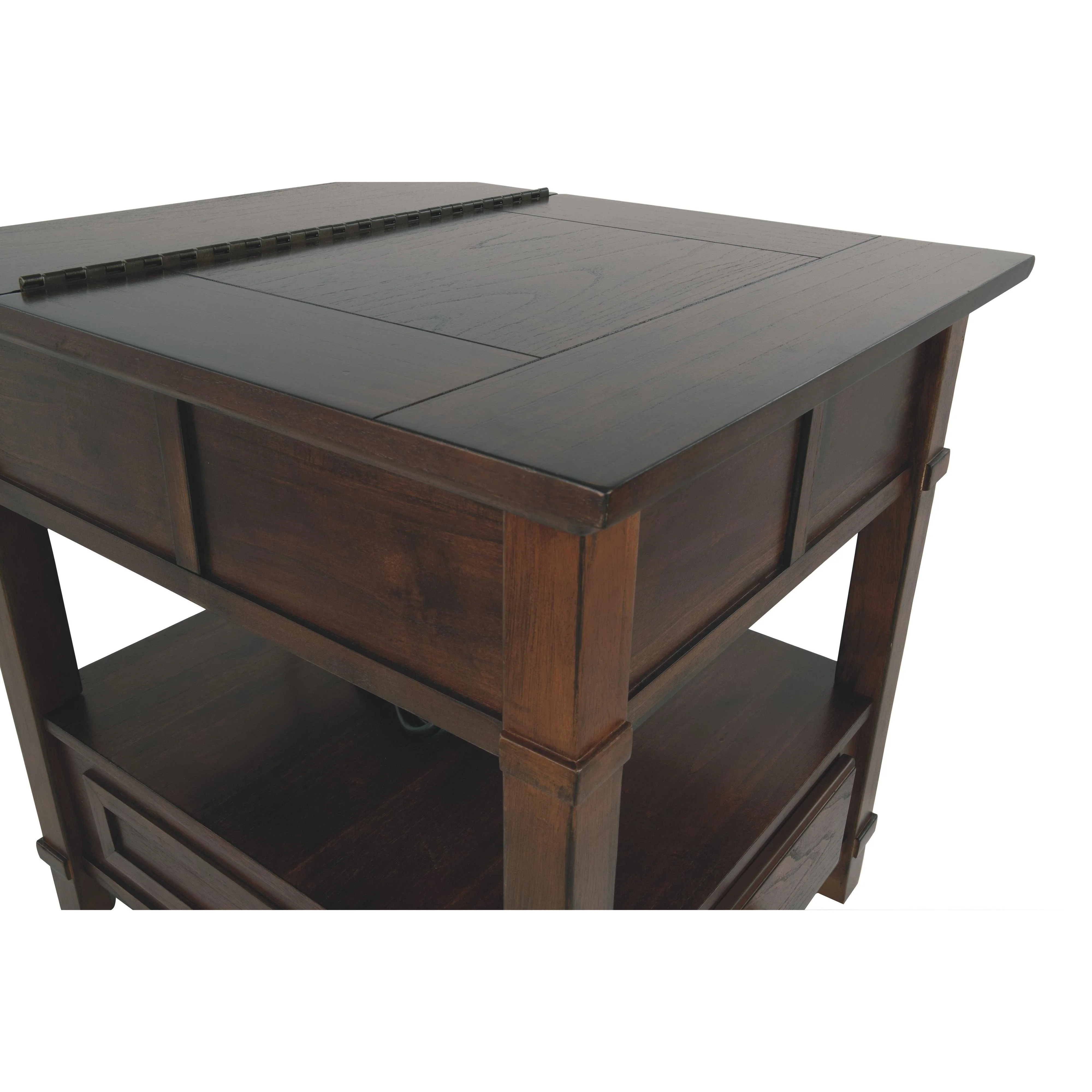 Gately - Brown Light - Rectangular End Table - Image 6