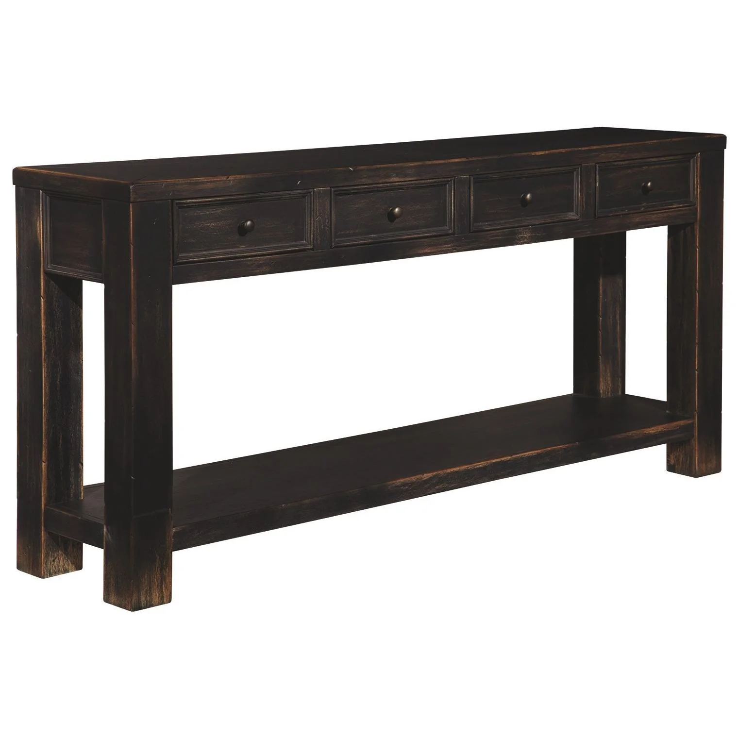 Gavelston - Black - Sofa Table