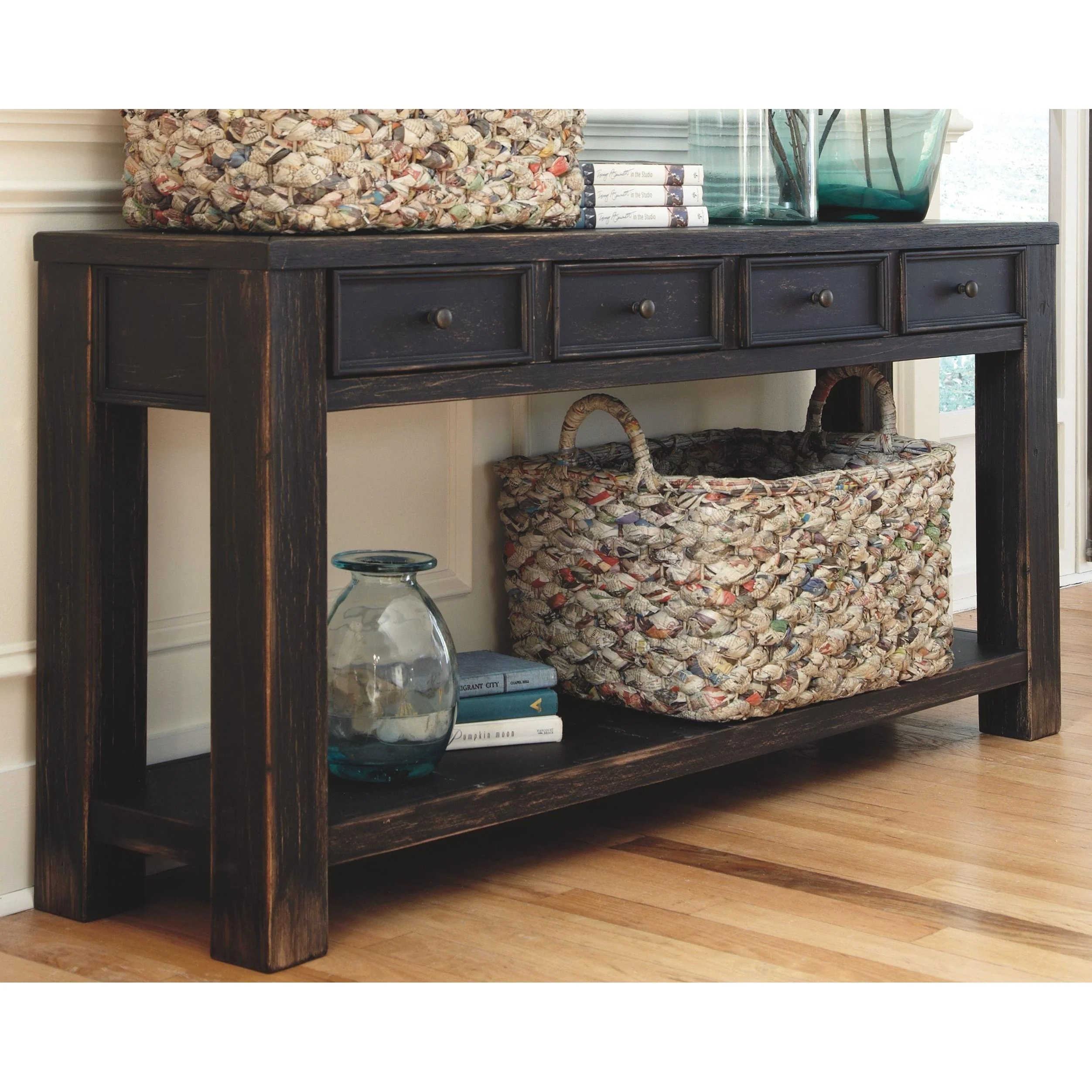 Gavelston - Black - Sofa Table - Image 2