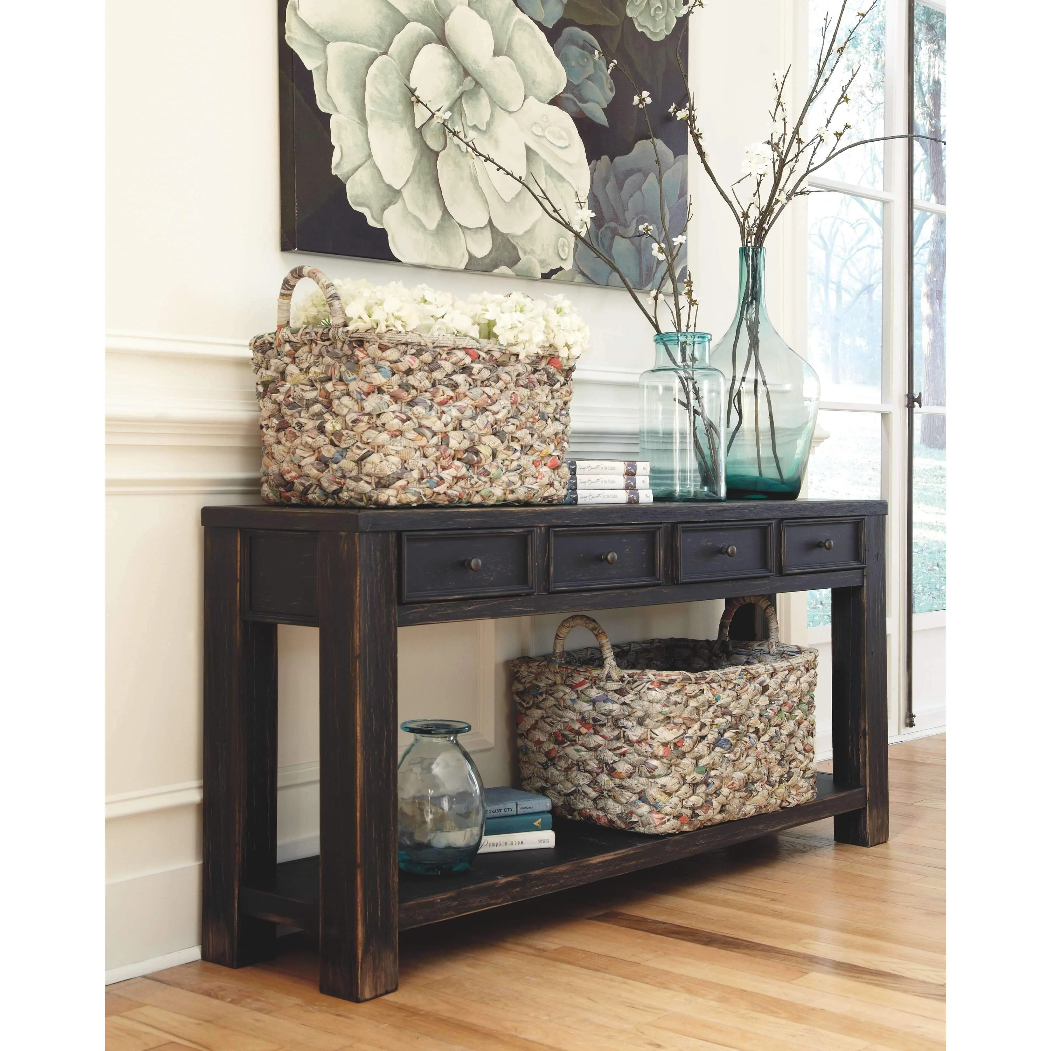 Gavelston - Black - Sofa Table - Image 3