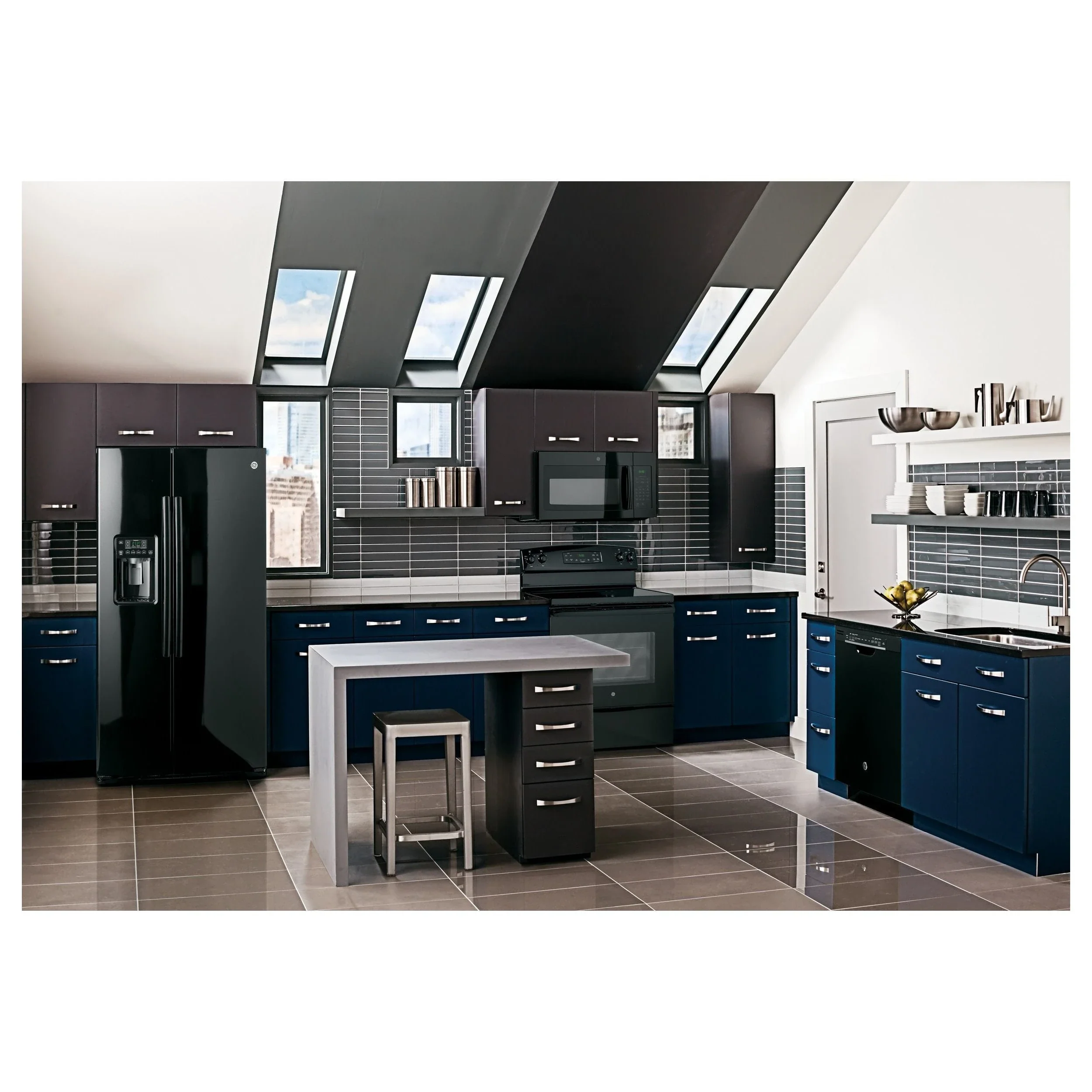GE® 1.6 Cu. Ft. Over-the-Range Microwave in Black - Image 8