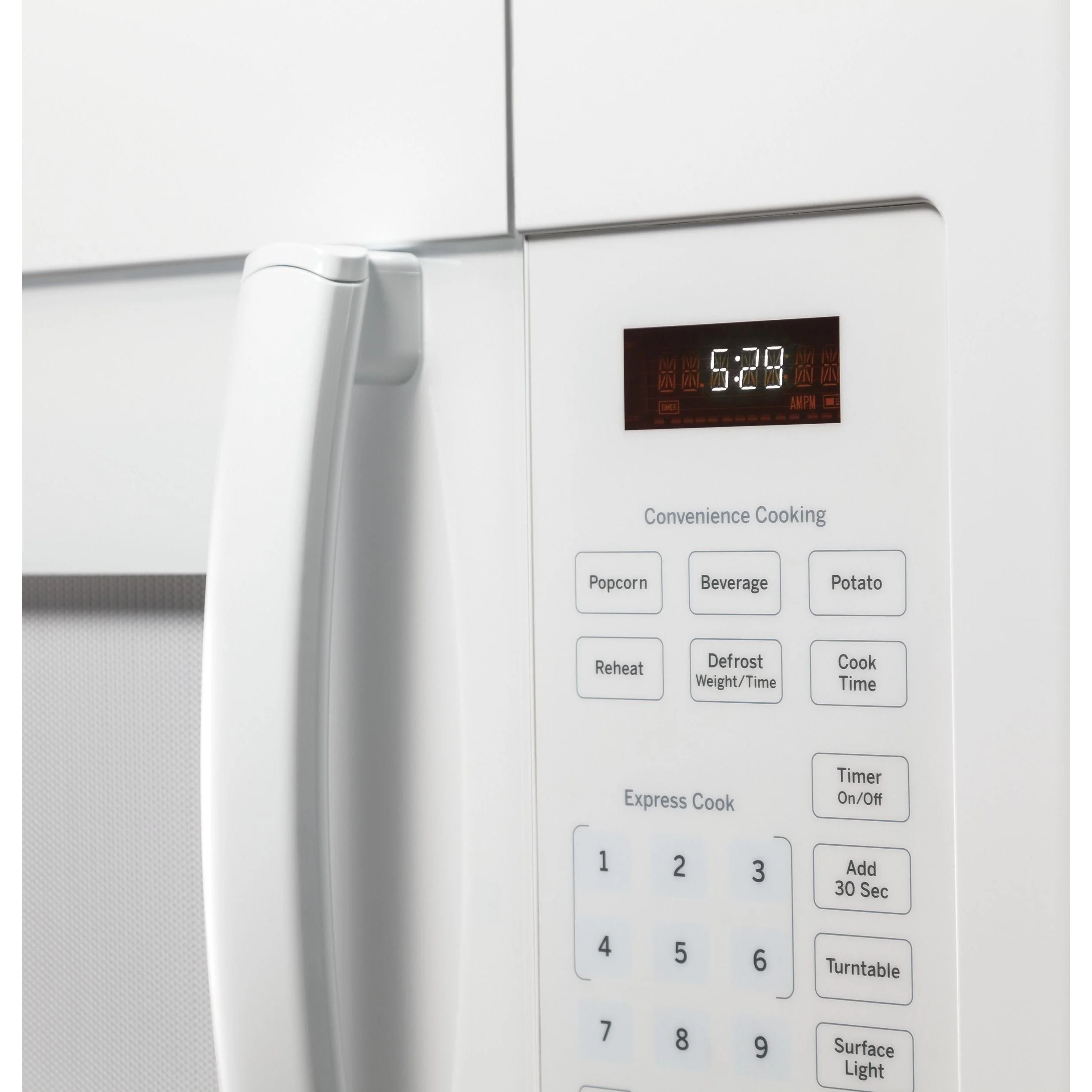 GE® 1.6 Cu. Ft. Over-the-Range Microwave Oven in White - Image 4