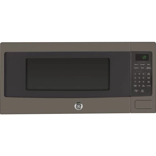 GE - 1.1 Cu. Ft. Mid-Size Microwave - Slate