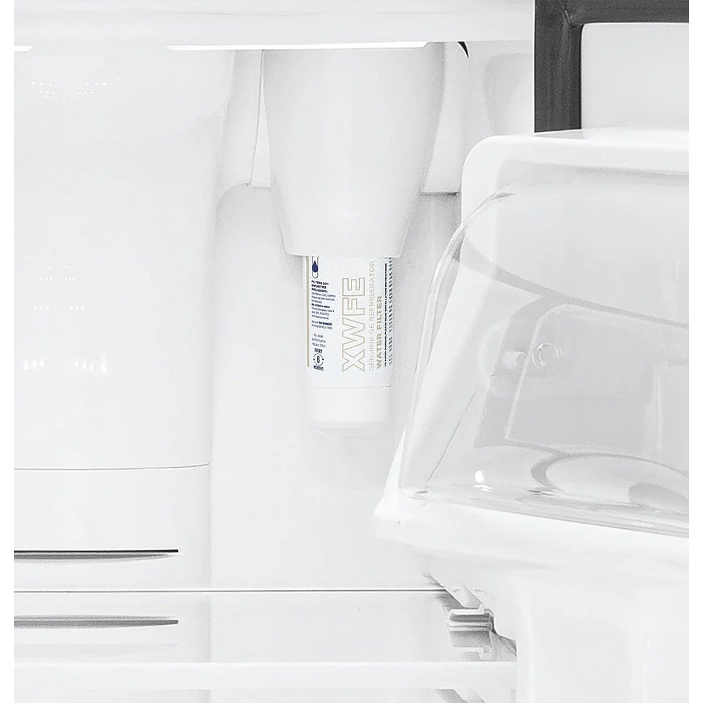 GE 25.3 Cu. Ft. Side-By-Side Refrigerator · Fingerprint Resistant Stainless - Image 5