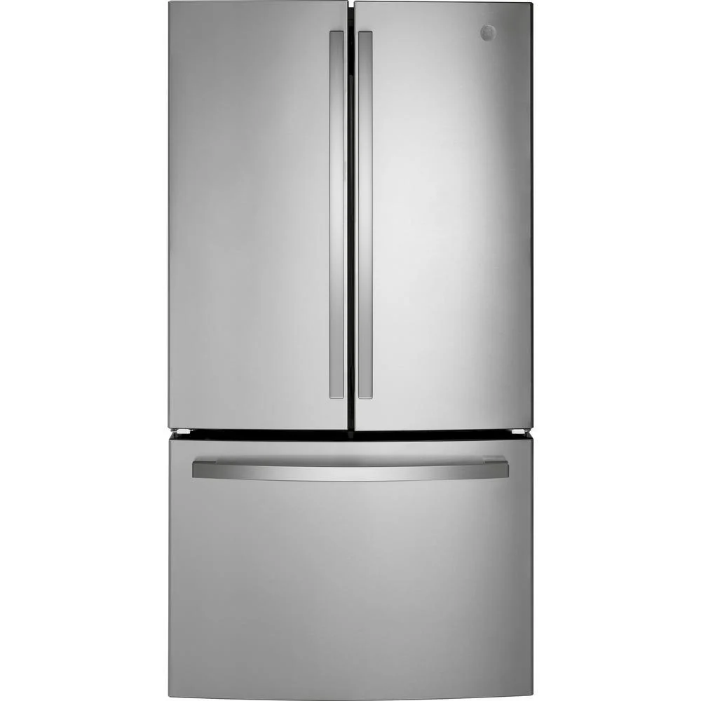 GE 27cf French Door Refrigerator in Stainless Steel