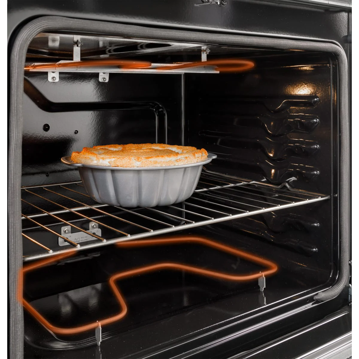 GE 30" Freestanding Electric Range w/4 Smooth Top Elements in Stainless Steel - Image 7