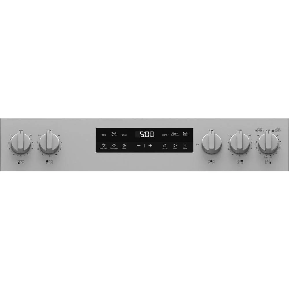 GE 30" Freestanding Electric Range w/5 Smooth Top Elements, Self Clean in Stainless Steel - Image 5