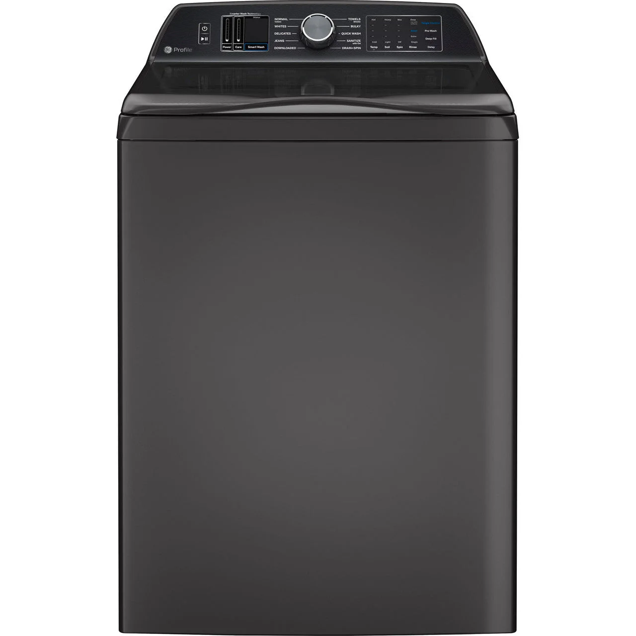 GE Profile 5.4 cu. ft. High-Efficiency Smart Top Load Washer w/Quiet Wash Dynamic Balancing Technology in Diamond Gray