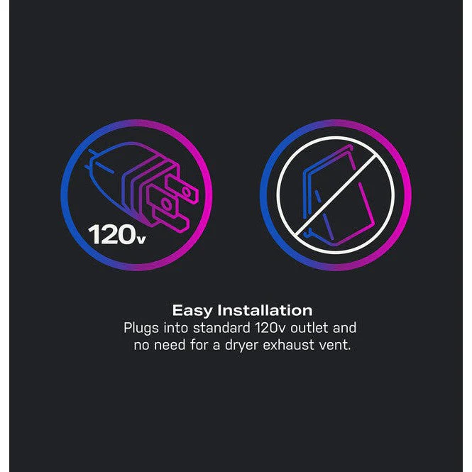 GE Profile- UltraFast 4.8 cu ft All-in-one Washer/Dryer Combo w/Ventless Heat Pump Technology in Carbon Graphite - Image 5