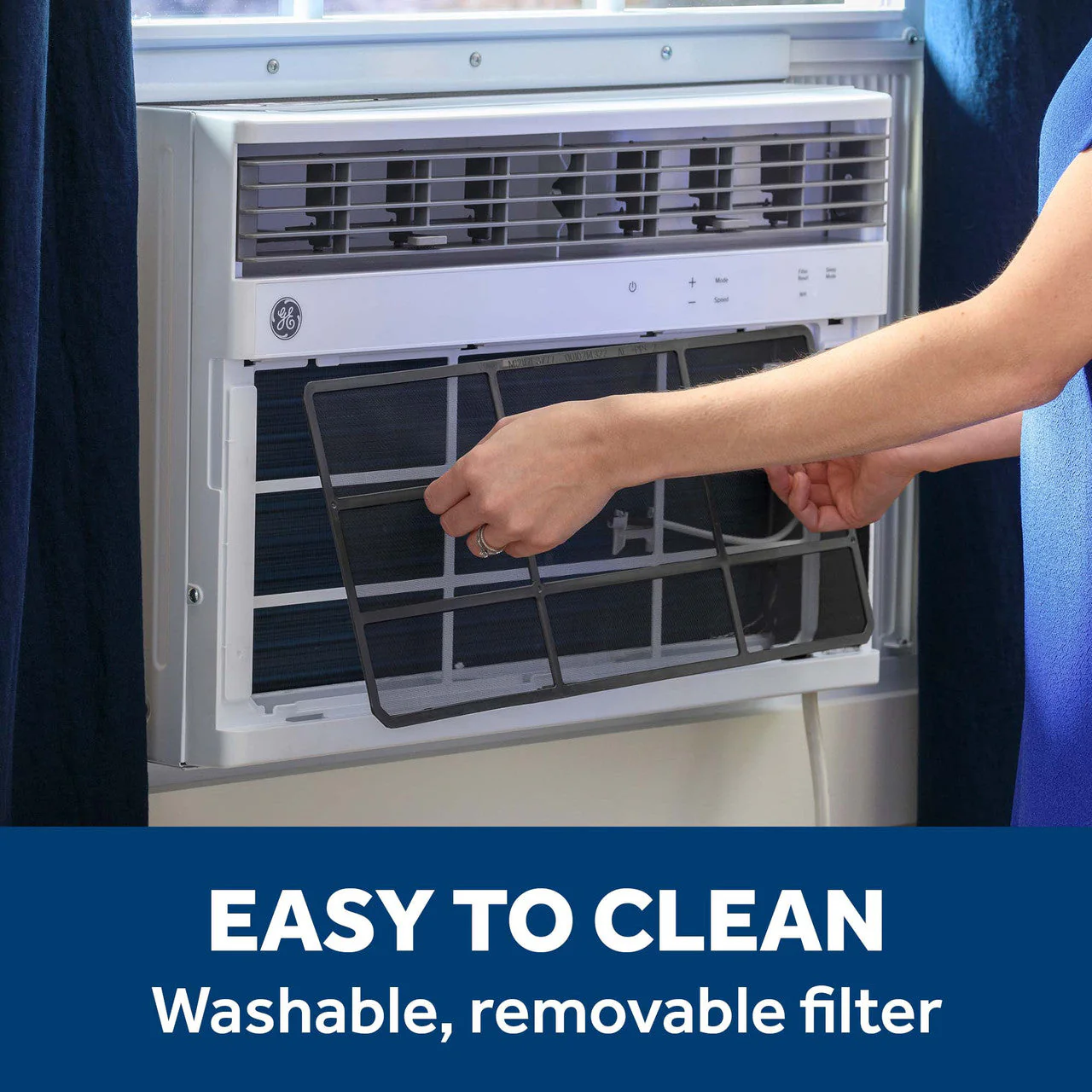 GE Window A/C 18,000 BTU w/ heat and wifi connect - Image 5