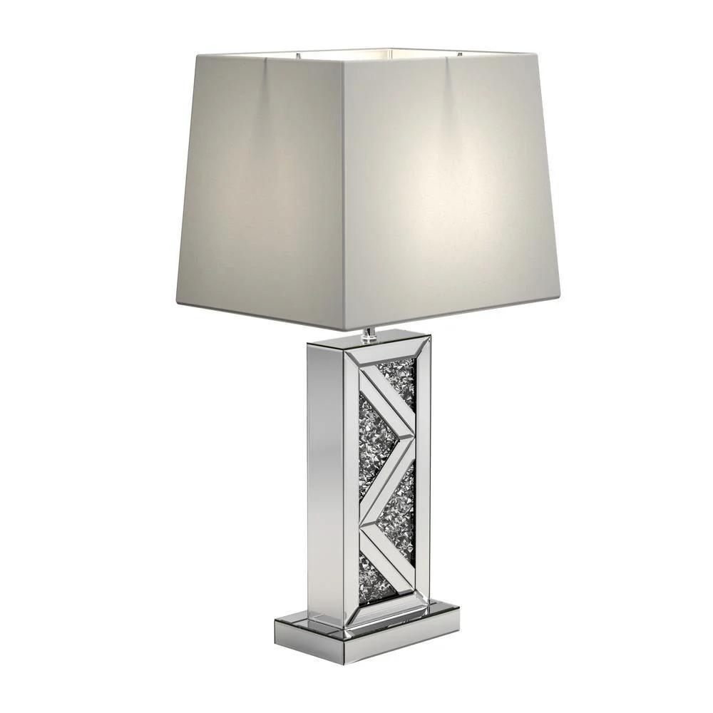 Geometric - Base Table Lamp - Gray - Image 3