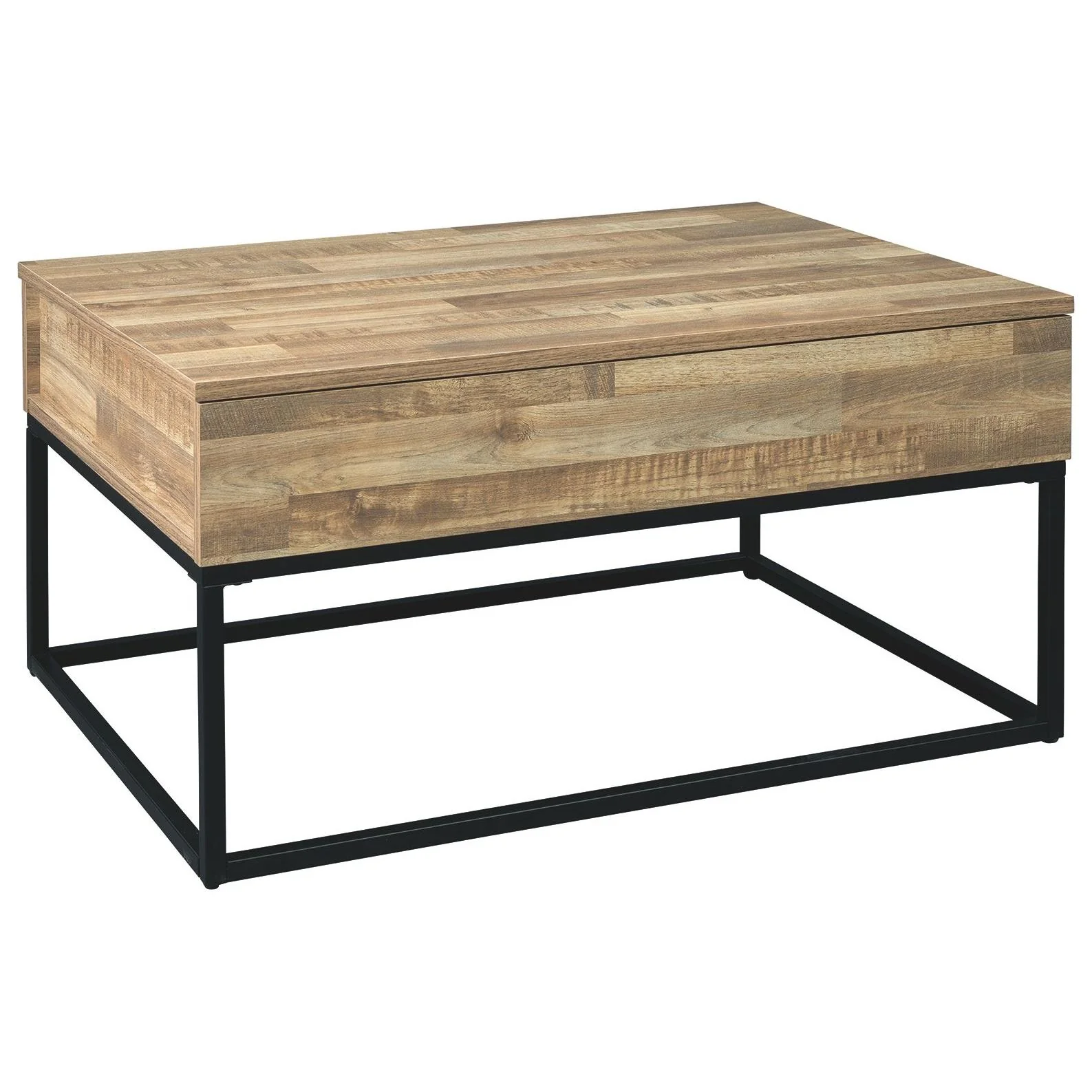 Ashley Gerdanet Lift Top Cocktail Table in Natural - Image 12