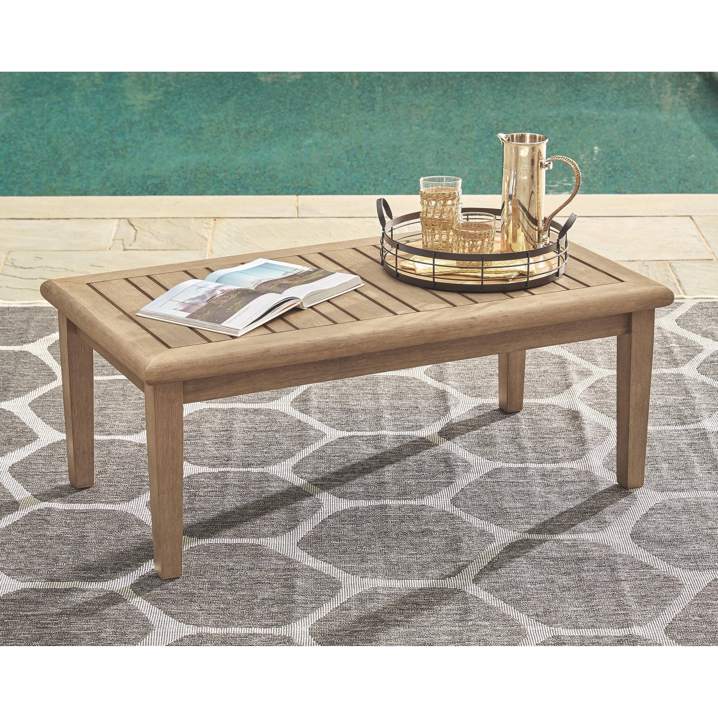 Gerianne - Grayish Brown - Rectangular Cocktail Table - Image 2