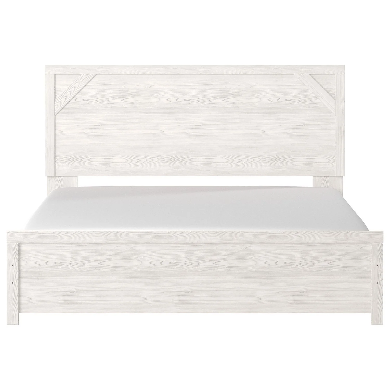 Gerridan - White/gray - King Panel Bed - Image 6