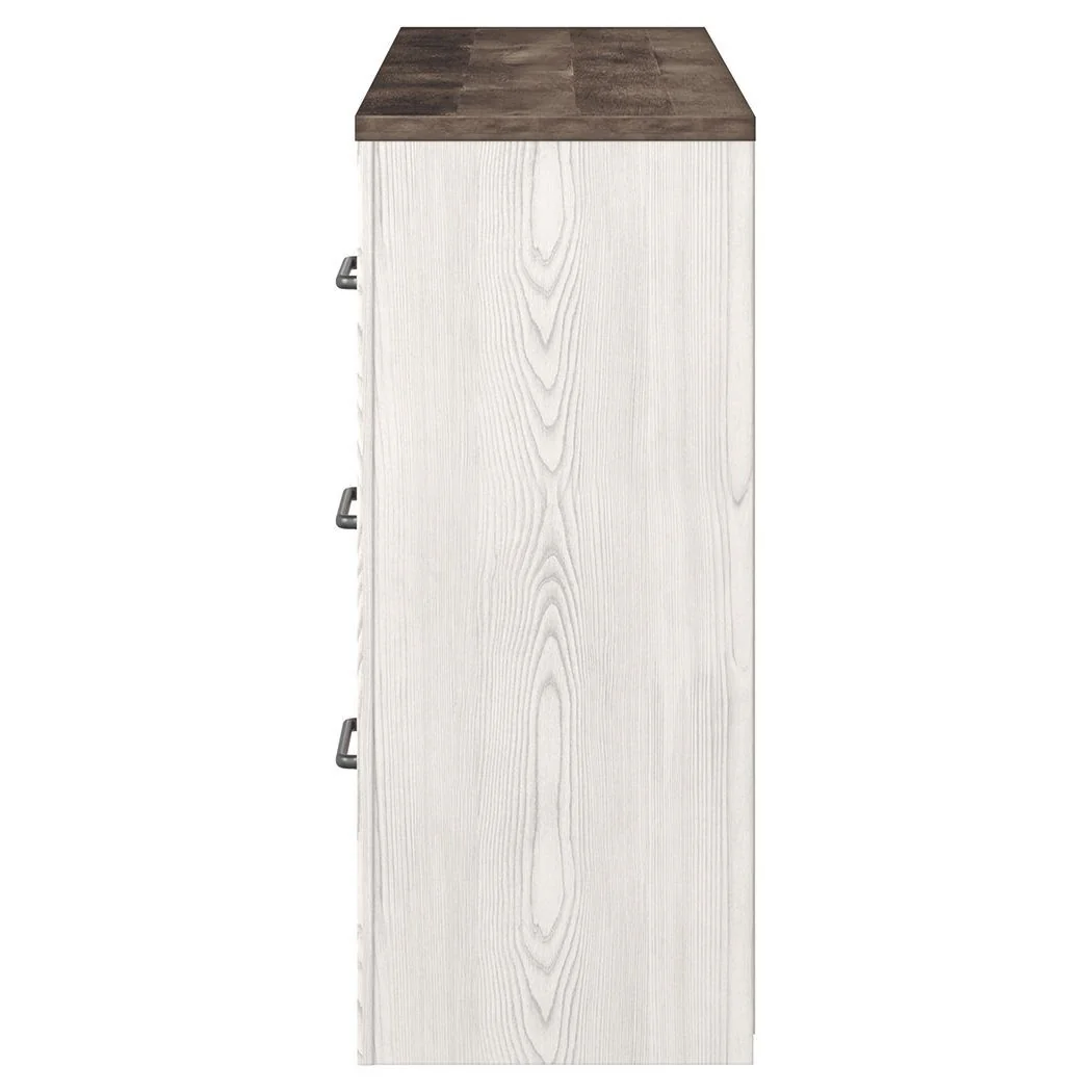 Gerridan - White/gray - Six Drawer Dresser - Image 6