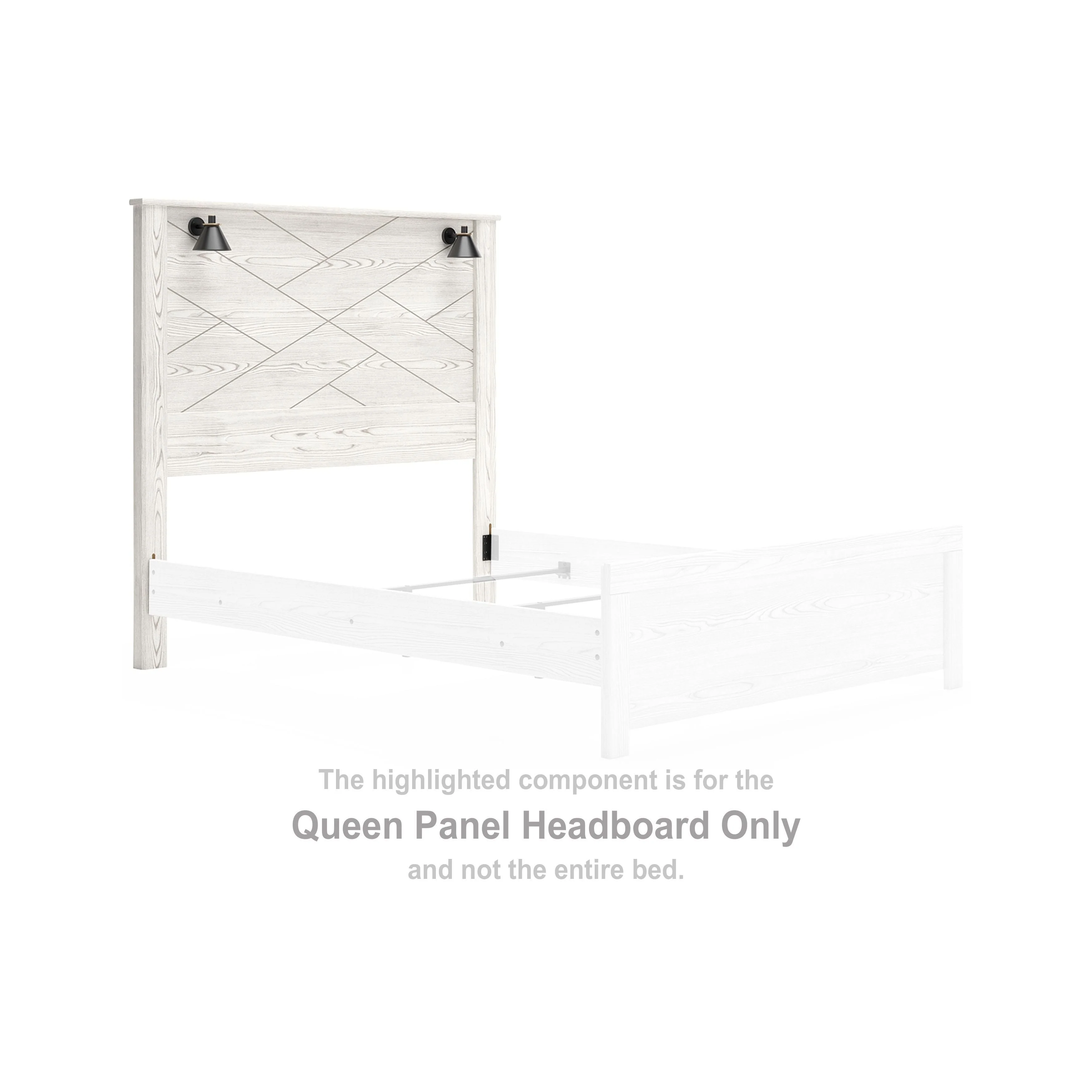 Gerridan - White - Queen Panel Headboard - Image 2